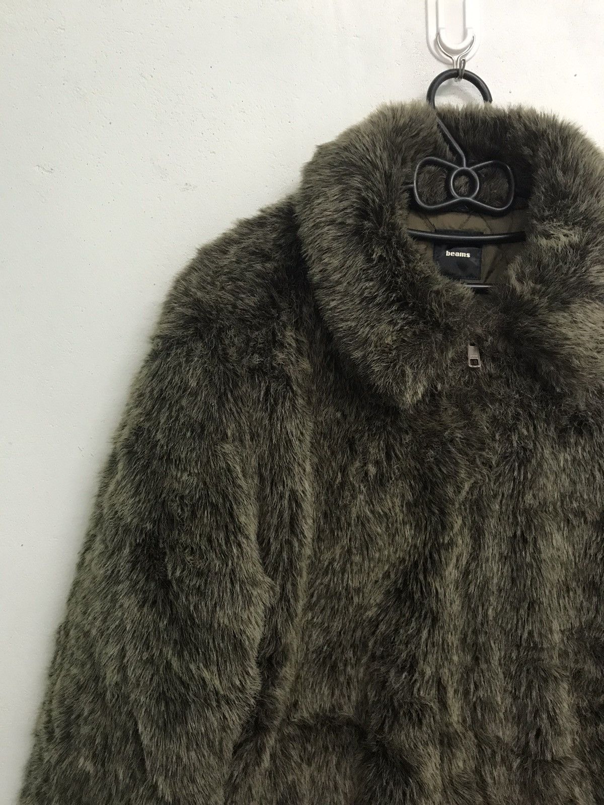 Beams Plus × Japanese Brand × Pieces Uniques Pile Mohair Hairy Beams Jacket Made in Japan Size US M / EU 48-50 / 2 - 4 Thumbnail