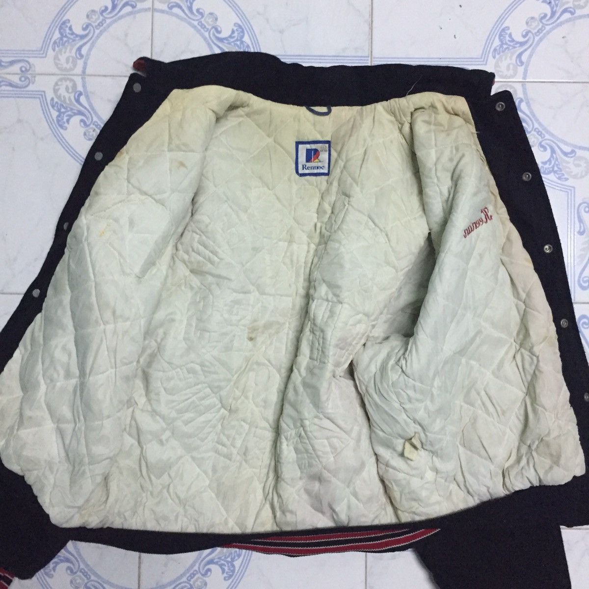 Rennoc Vtg Rennoc Varsity Style Jacket MADE IN USA Size US L / EU 52-54 / 3 - 11 Thumbnail