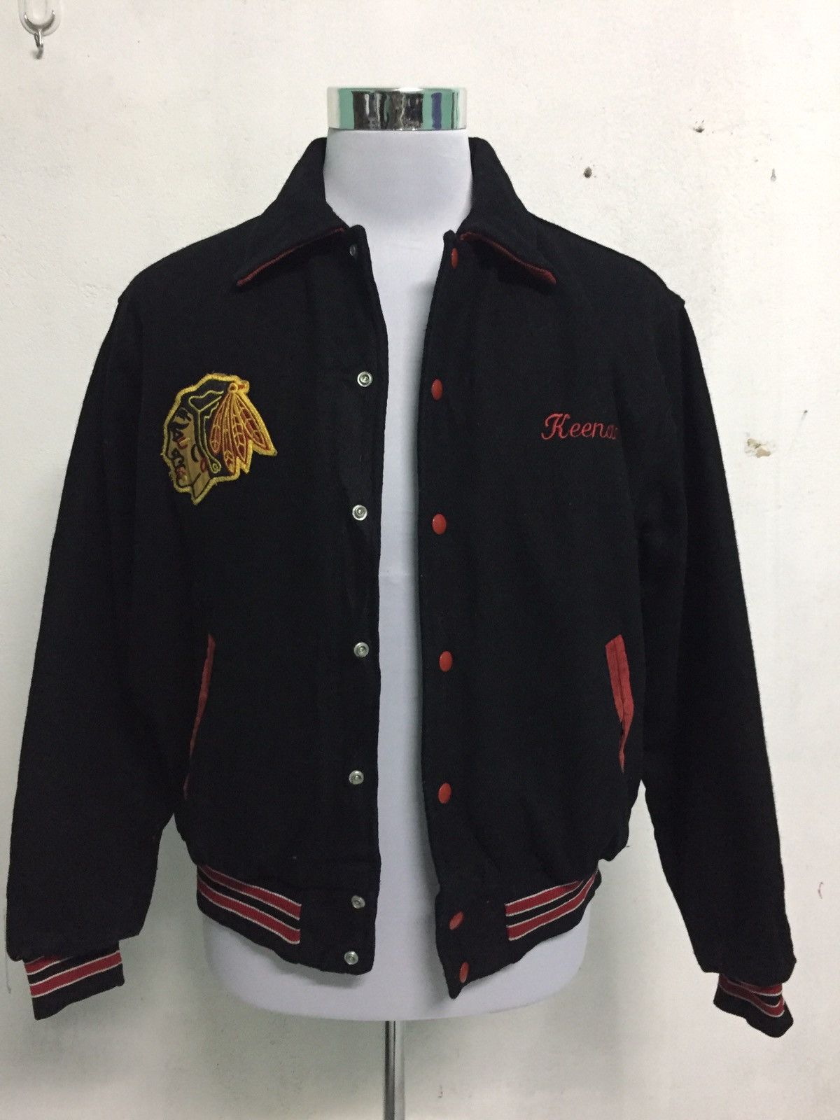 Rennoc Vtg Rennoc Varsity Style Jacket MADE IN USA Size US L / EU 52-54 / 3 - 10 Thumbnail
