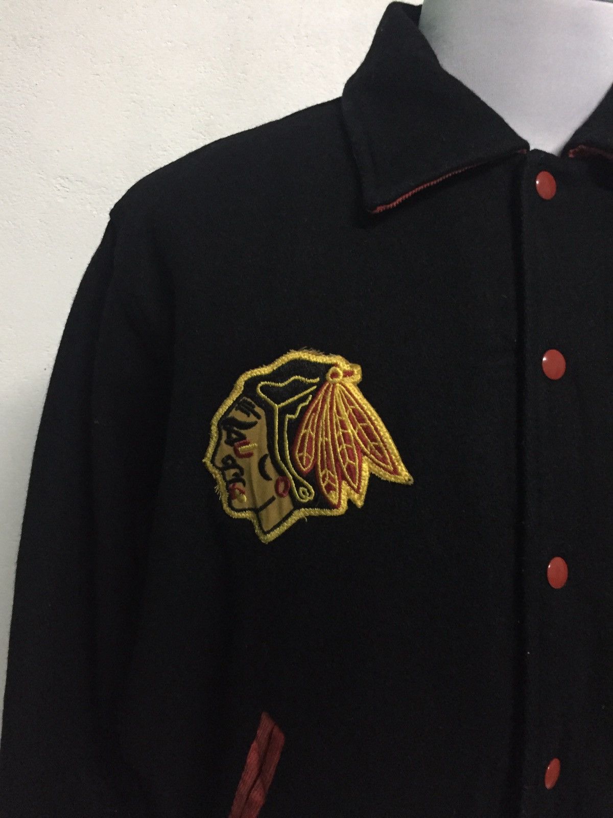 Rennoc Vtg Rennoc Varsity Style Jacket MADE IN USA Size US L / EU 52-54 / 3 - 2 Thumbnail