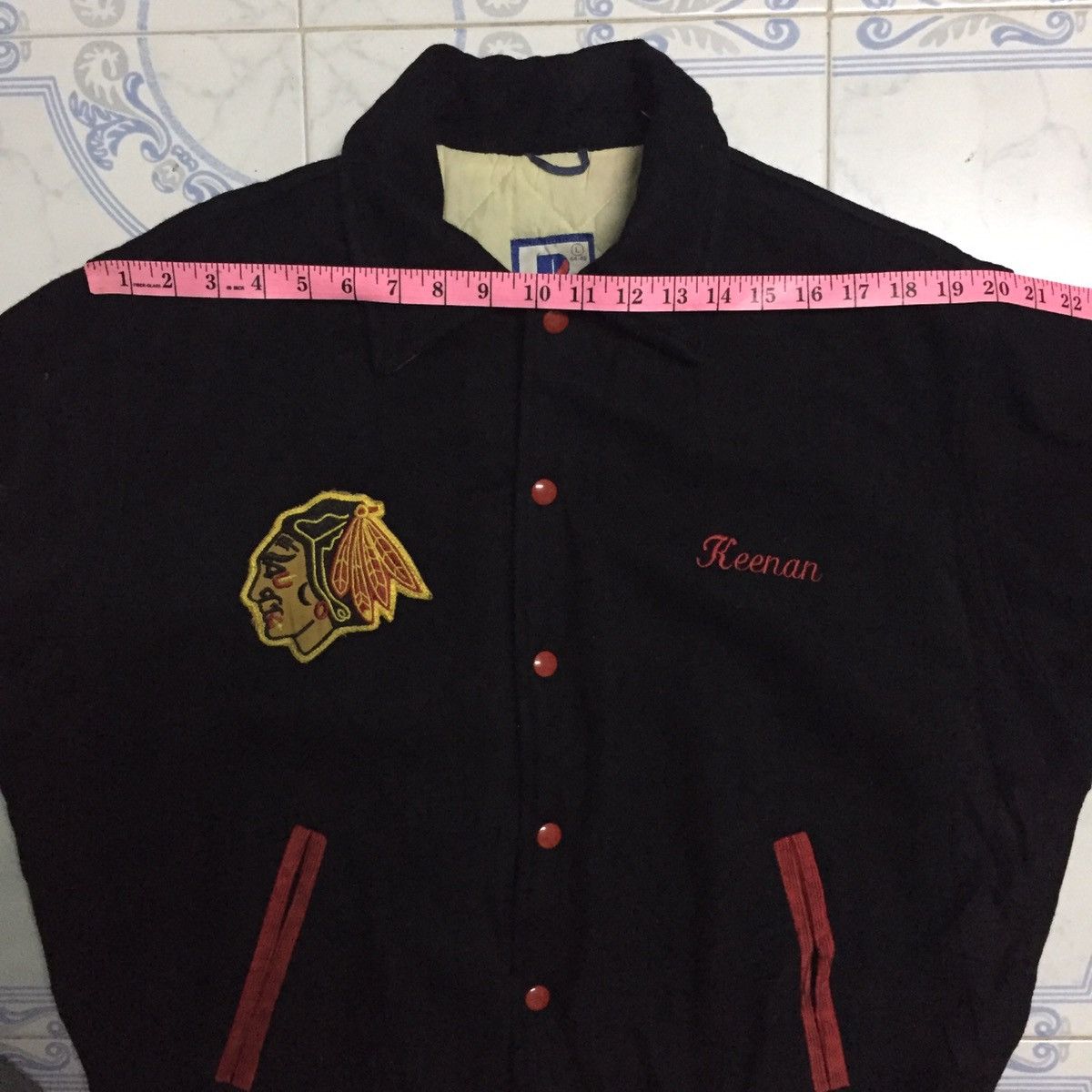 Rennoc Vtg Rennoc Varsity Style Jacket MADE IN USA Size US L / EU 52-54 / 3 - 16 Thumbnail