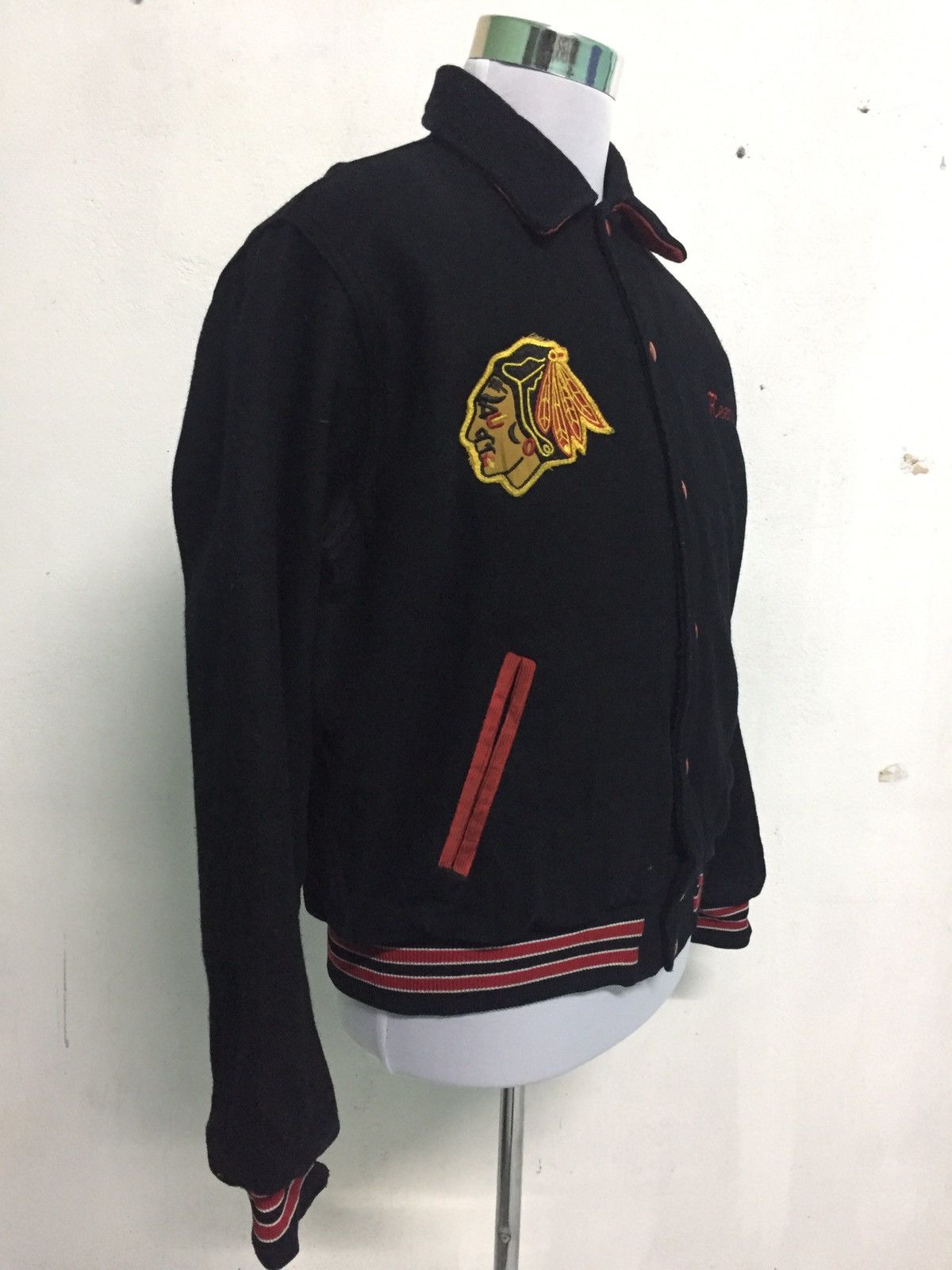 Rennoc Vtg Rennoc Varsity Style Jacket MADE IN USA Size US L / EU 52-54 / 3 - 9 Thumbnail
