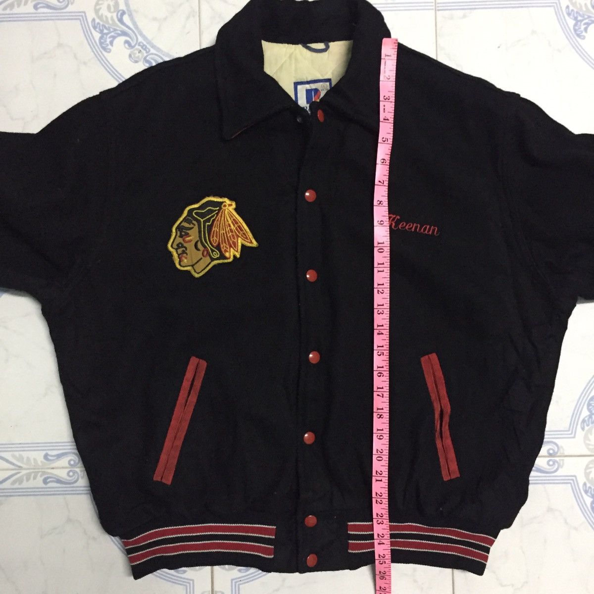 Rennoc Vtg Rennoc Varsity Style Jacket MADE IN USA Size US L / EU 52-54 / 3 - 15 Thumbnail