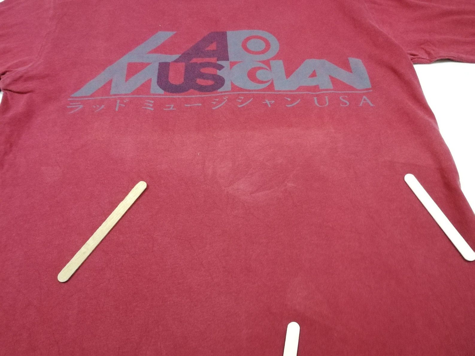Lad Musician RARE 90s LAD MUSICIAN USA Tee Spell Out Logo Size US M / EU 48-50 / 2 - 6 Thumbnail