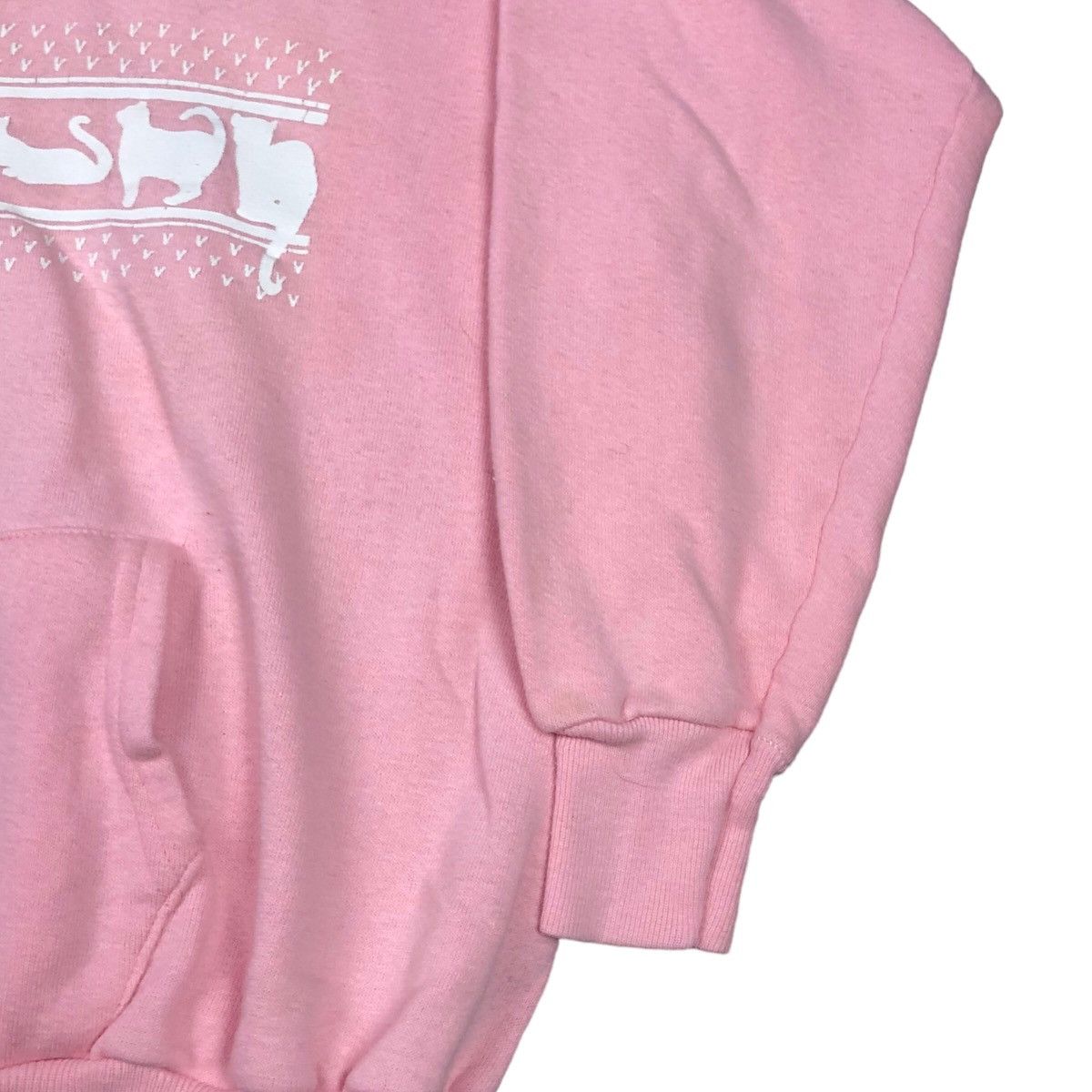 Vintage Vintage Pareill Kitten Pink Hoodie Sweatshirt Women’s XL Size XL / US 12-14 / IT 48-50 - 2 Thumbnail