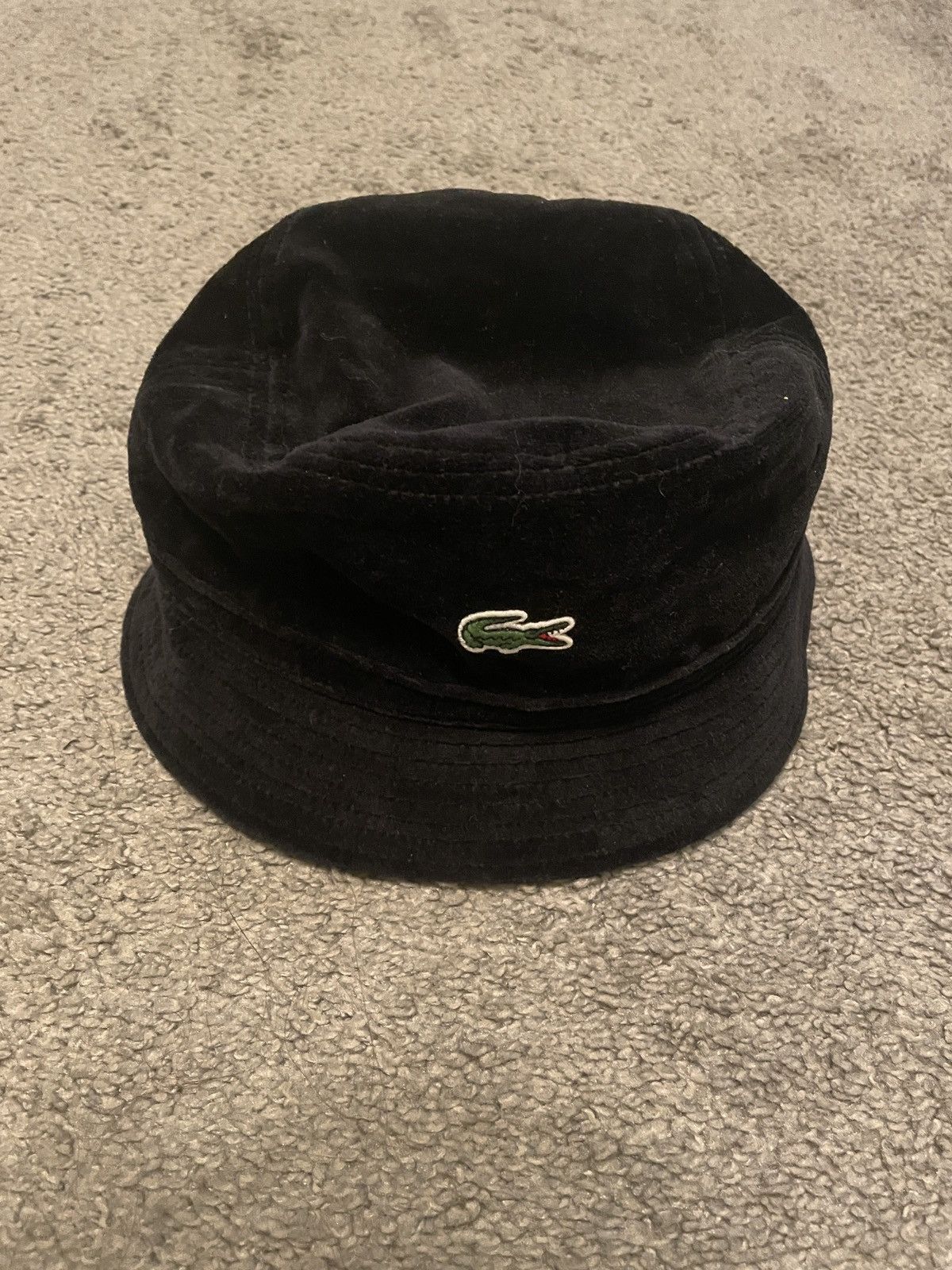 Supreme Supreme X Lacoste Velour Crusher Hat Medium | Grailed