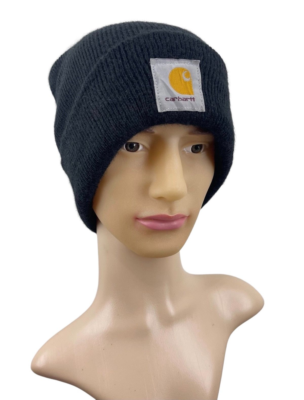 image of Vintage Carhartt Black Beanie Hats, Men's