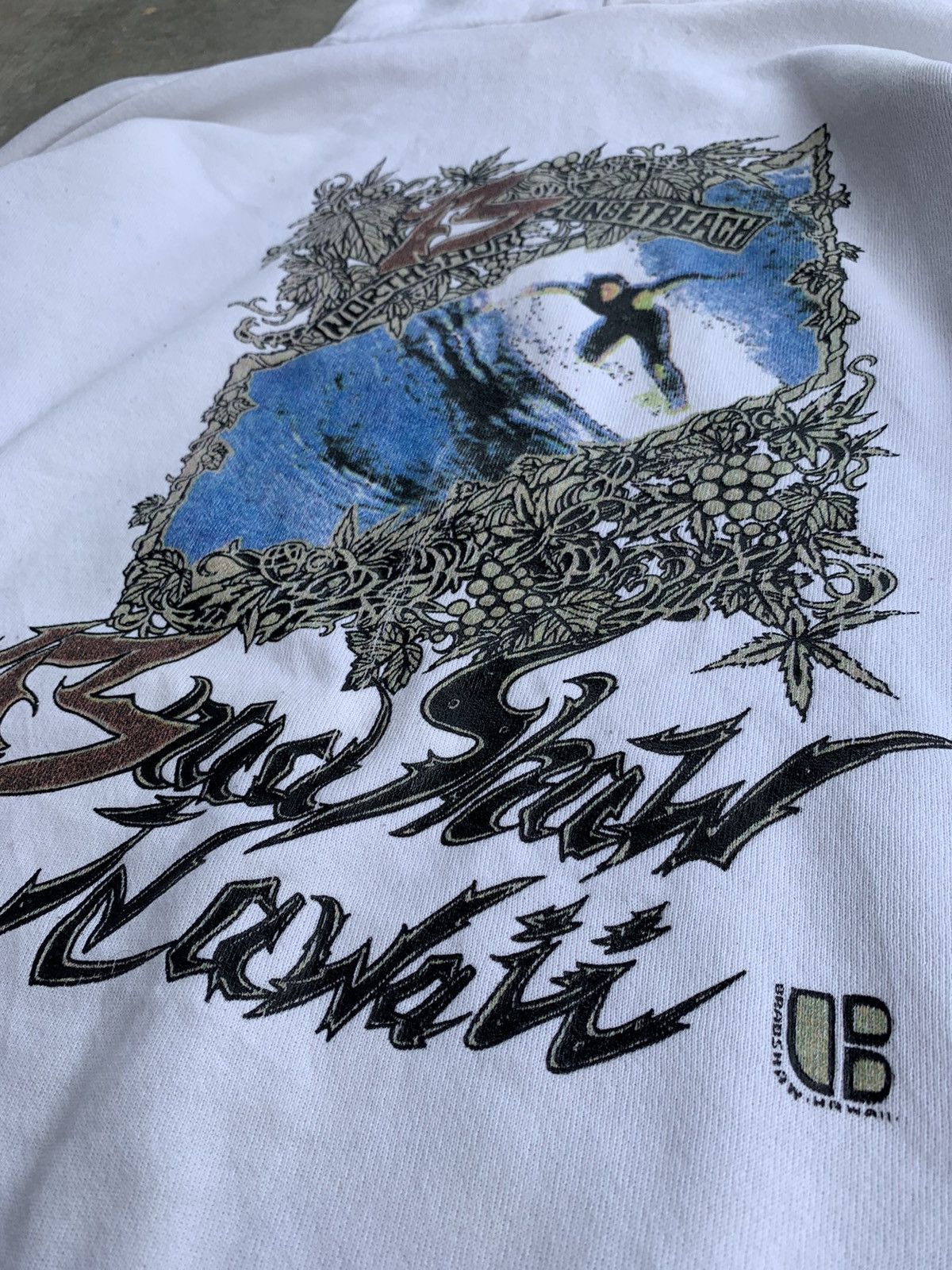 Vintage Vintage 90s BradShaw Hawaii Surf Hoodie Size US XL / EU 56 / 4 - 2 Thumbnail