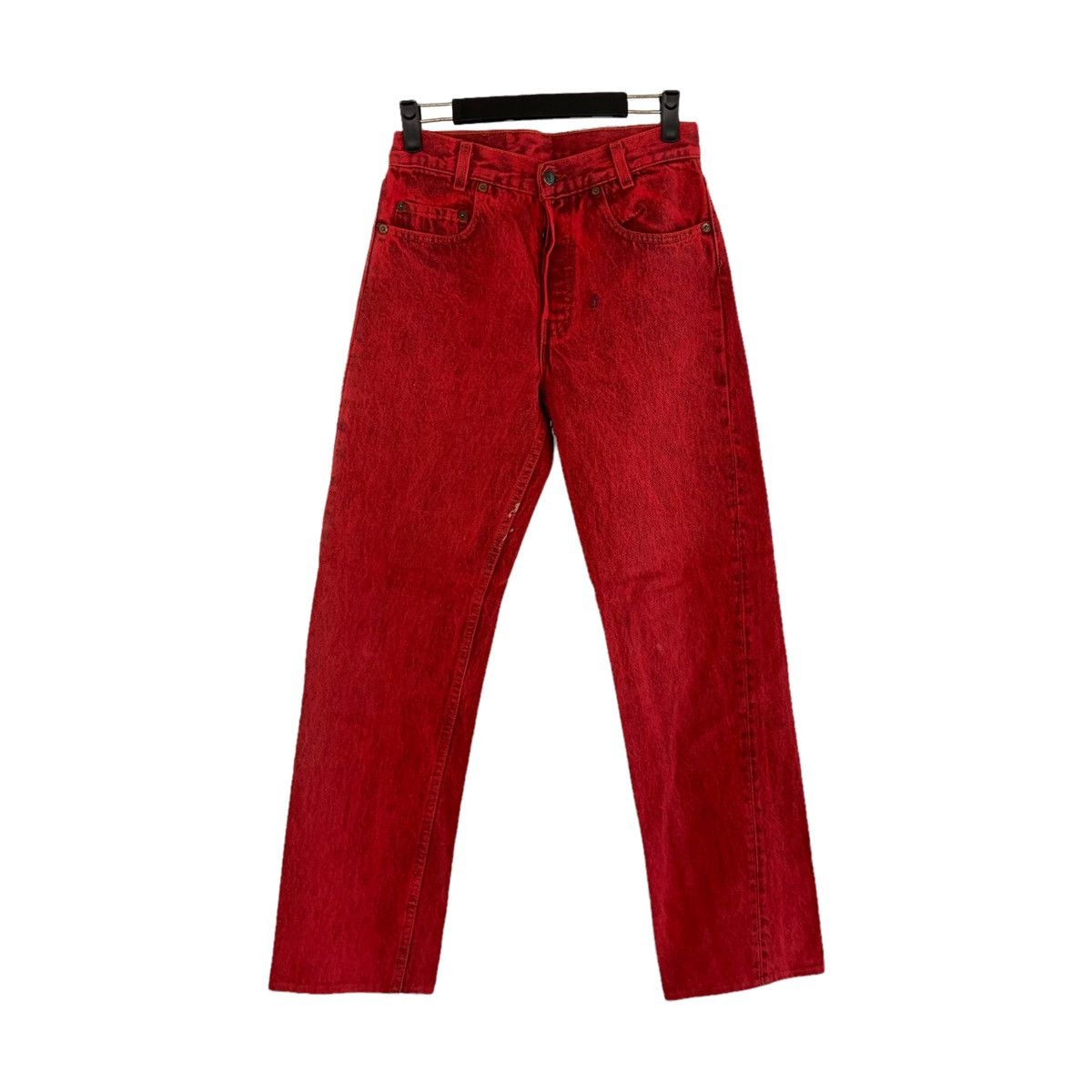 Levi’s 701-0109 Slim Fit Red Denim Pant Made In USA