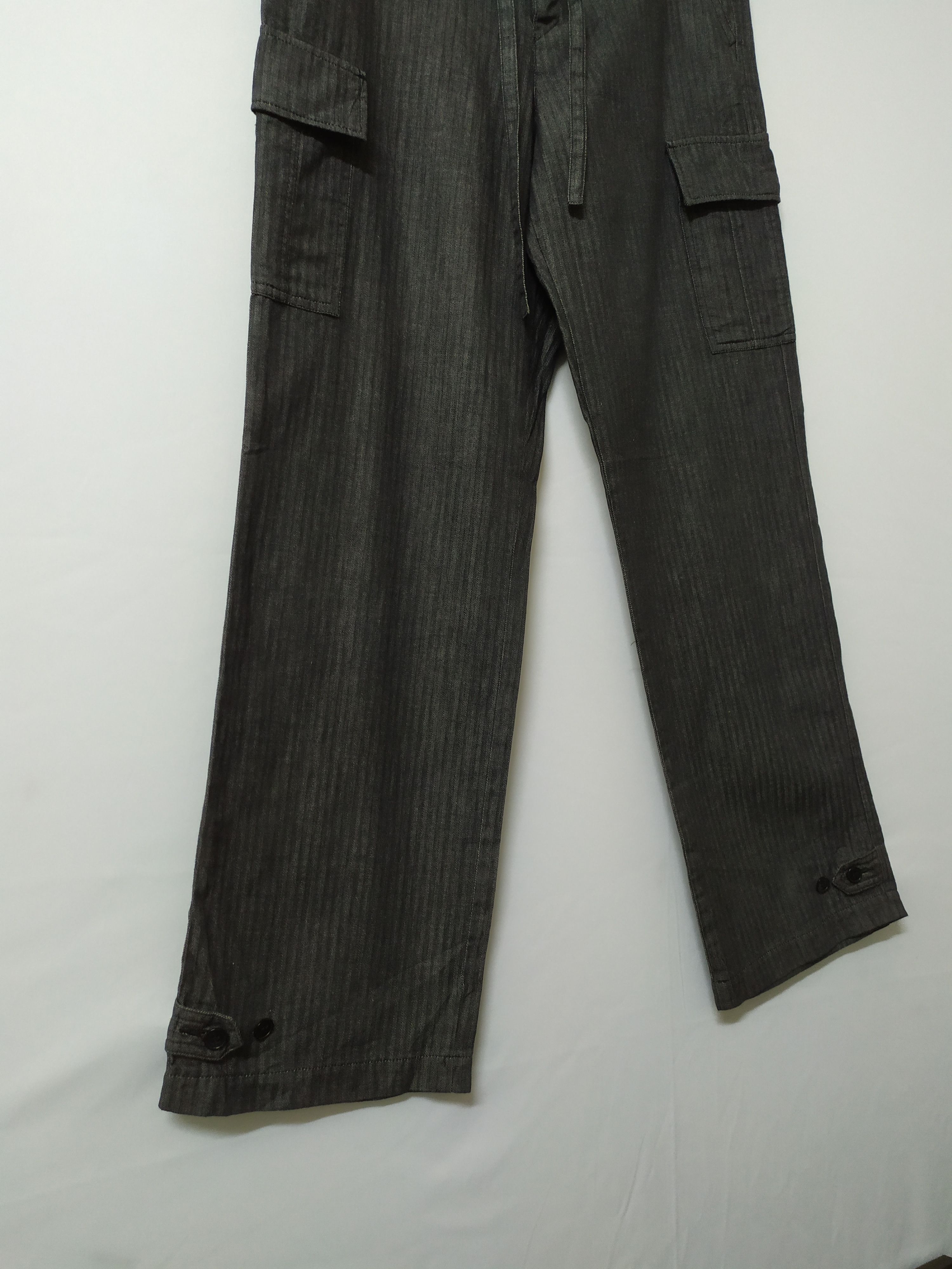 Japanese Brand × Le Grande Bleu (L.G.B.) BLENC BLEU MINUIT CARGO PANTS DRAWSTRING WAIST Size US 29 - 6 Thumbnail