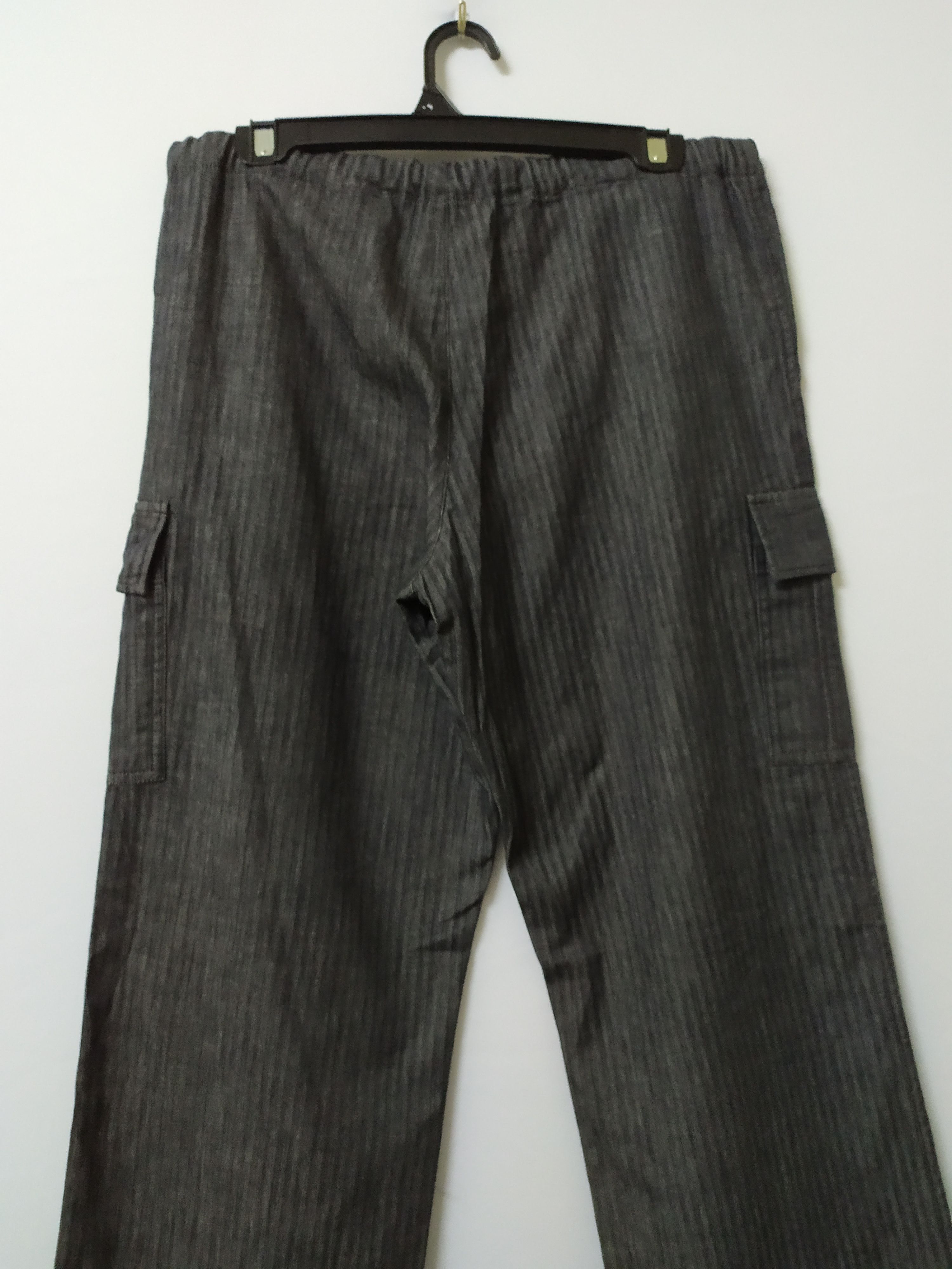 Japanese Brand × Le Grande Bleu (L.G.B.) BLENC BLEU MINUIT CARGO PANTS DRAWSTRING WAIST Size US 29 - 10 Thumbnail
