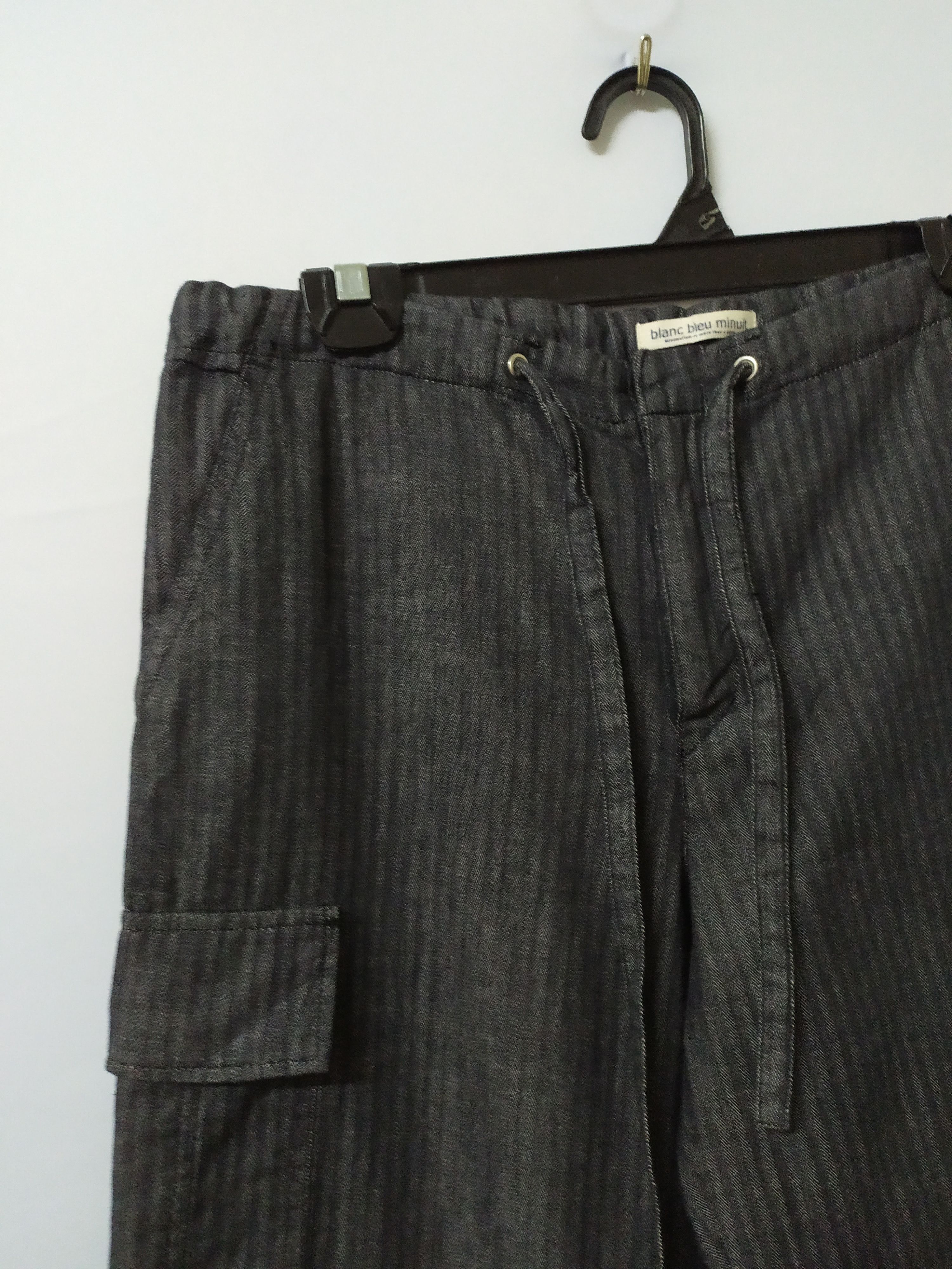 Japanese Brand × Le Grande Bleu (L.G.B.) BLENC BLEU MINUIT CARGO PANTS DRAWSTRING WAIST Size US 29 - 7 Thumbnail