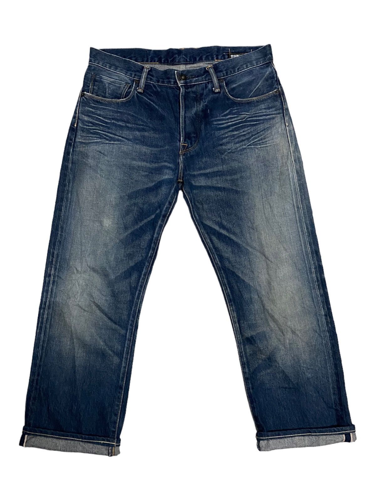 Kuro Lightwash Selvedge buy Jeans in Blue Denim