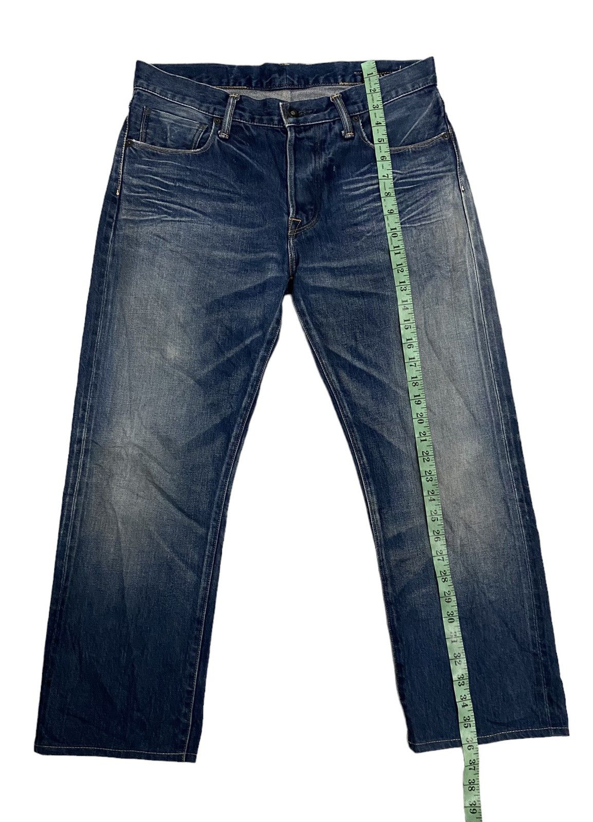 Kuro Lightwash Selvedge buy Jeans in Blue Denim