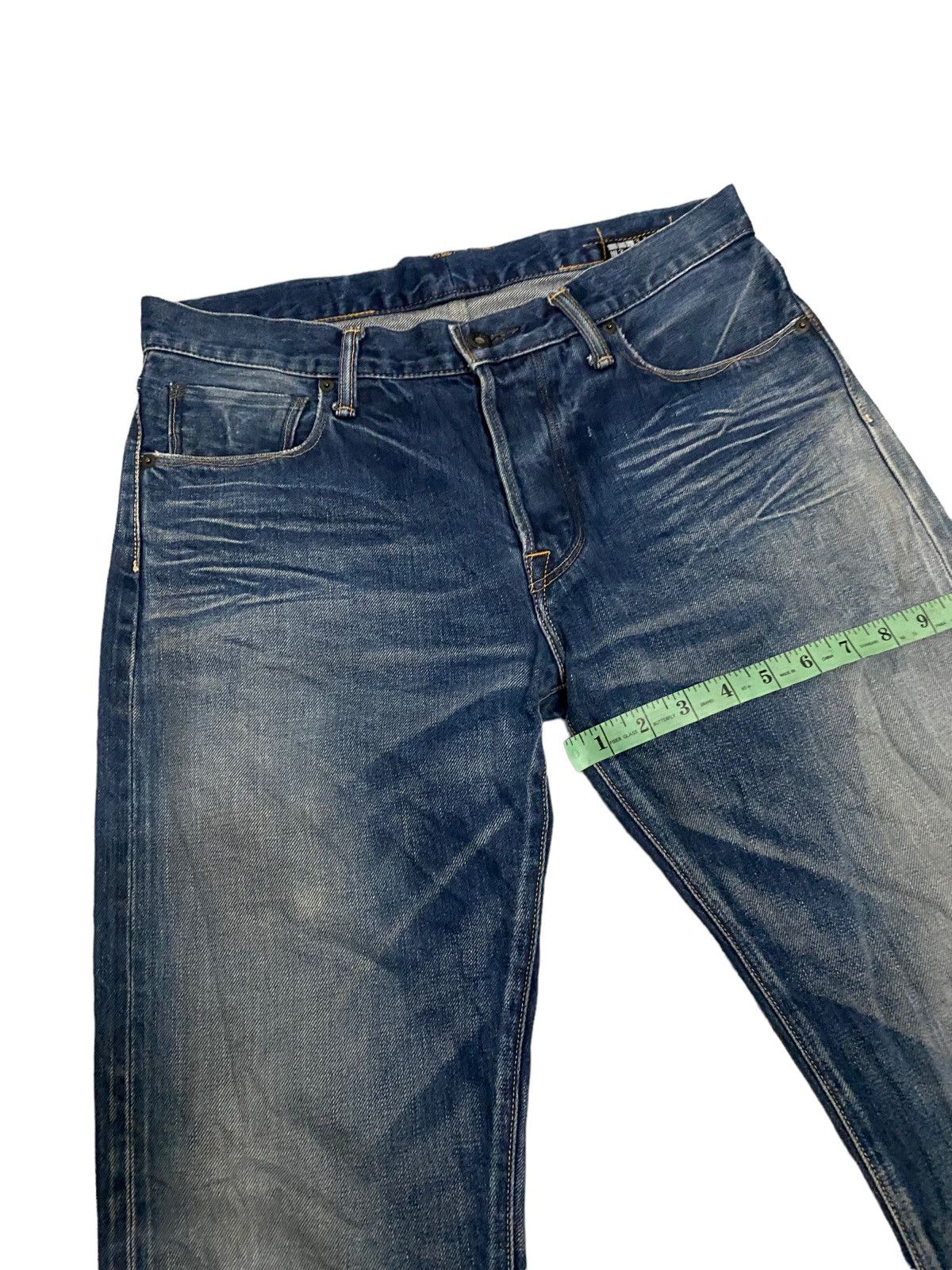 Japanese Brand × KURO × Vintage Vintage Kuro japanese Selvedge Distressed Denim Jeans Size US 32 / EU 48 - 11 Thumbnail