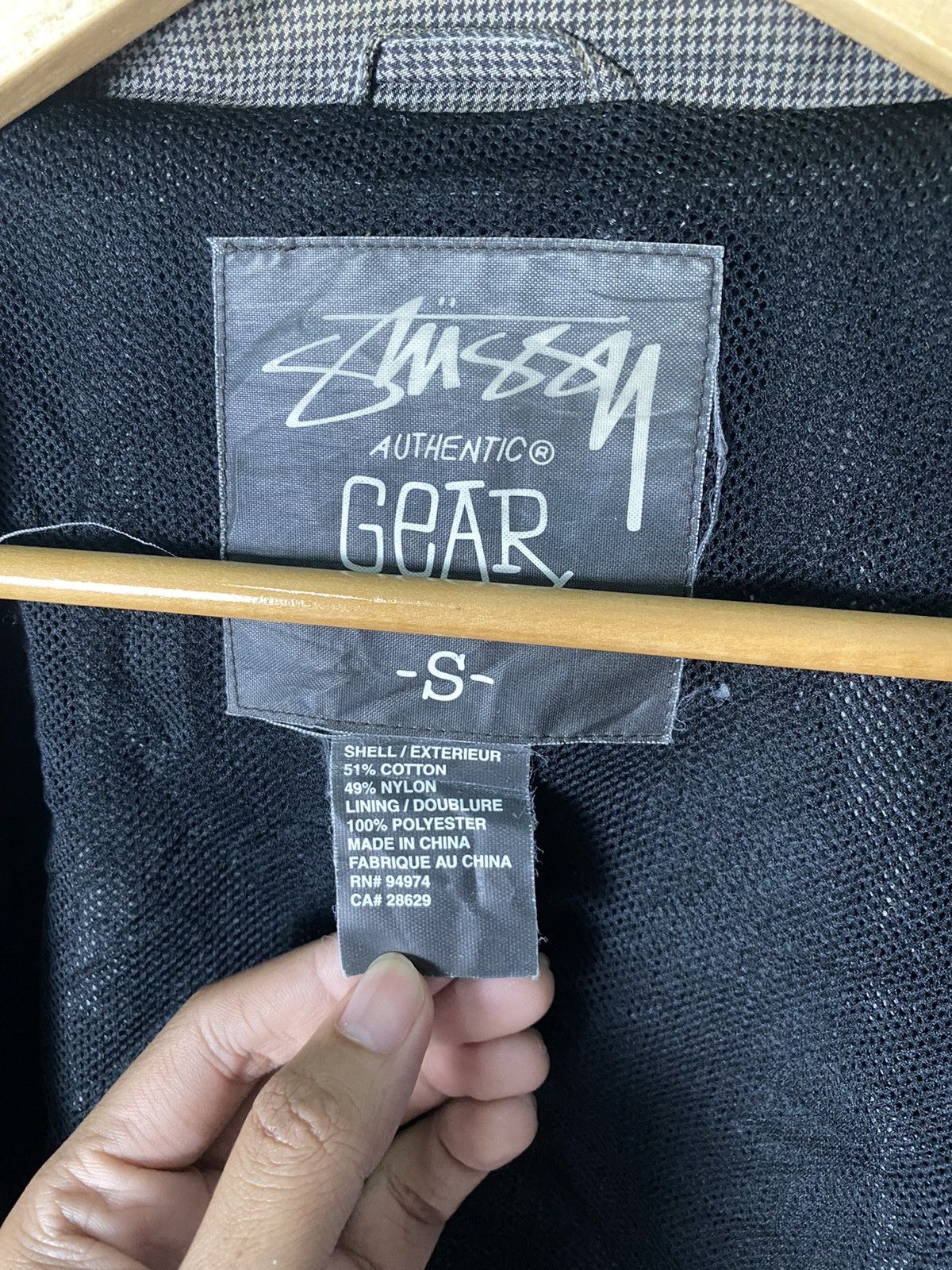 Stussy Stussy Nylon Jacket Zipper Size US S / EU 44-46 / 1 - 7 Thumbnail