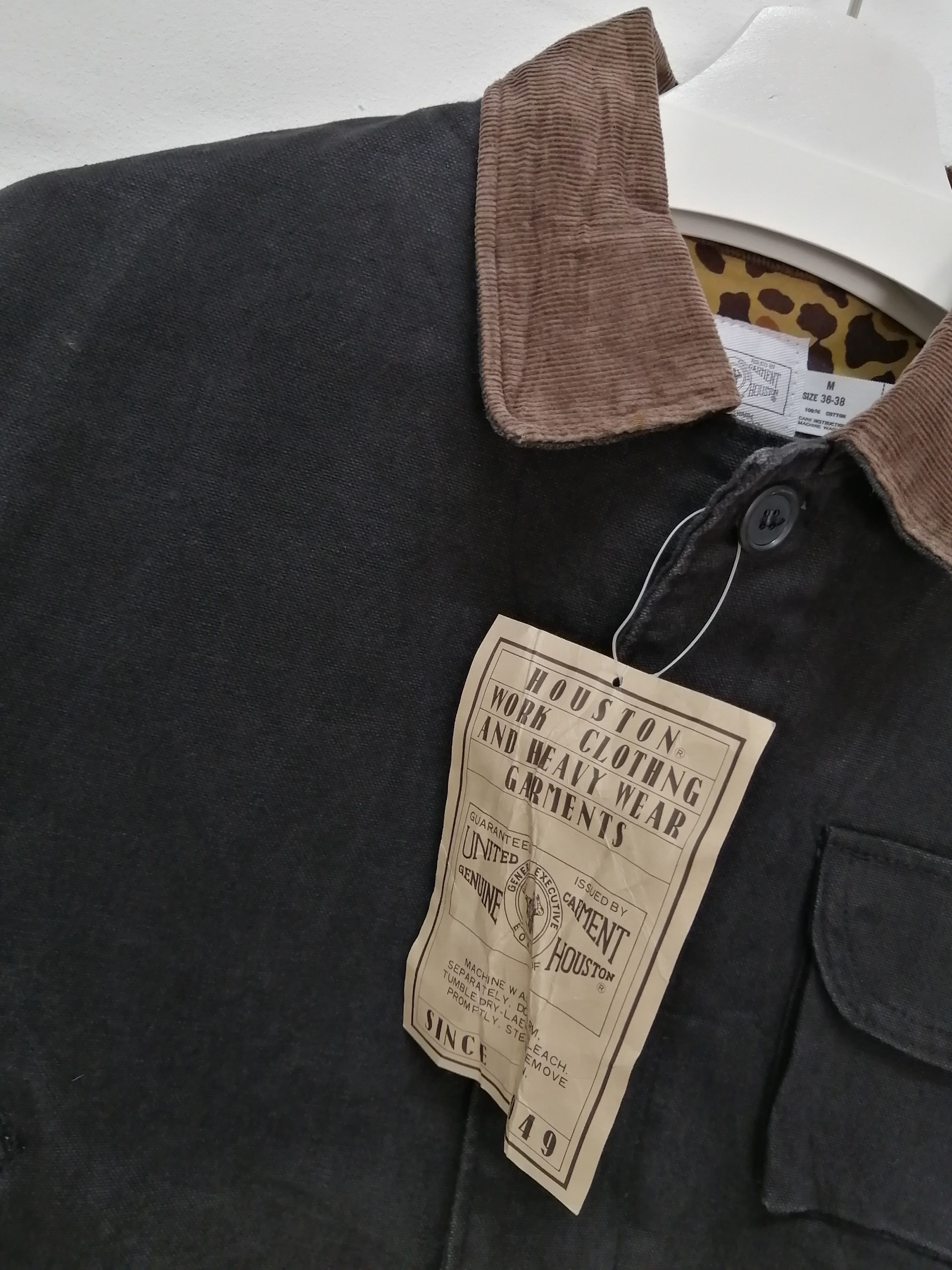 Japanese Brand HOUSTON Oversized Faded Design Worker Jacket Size US M / EU 48-50 / 2 - 13 Thumbnail