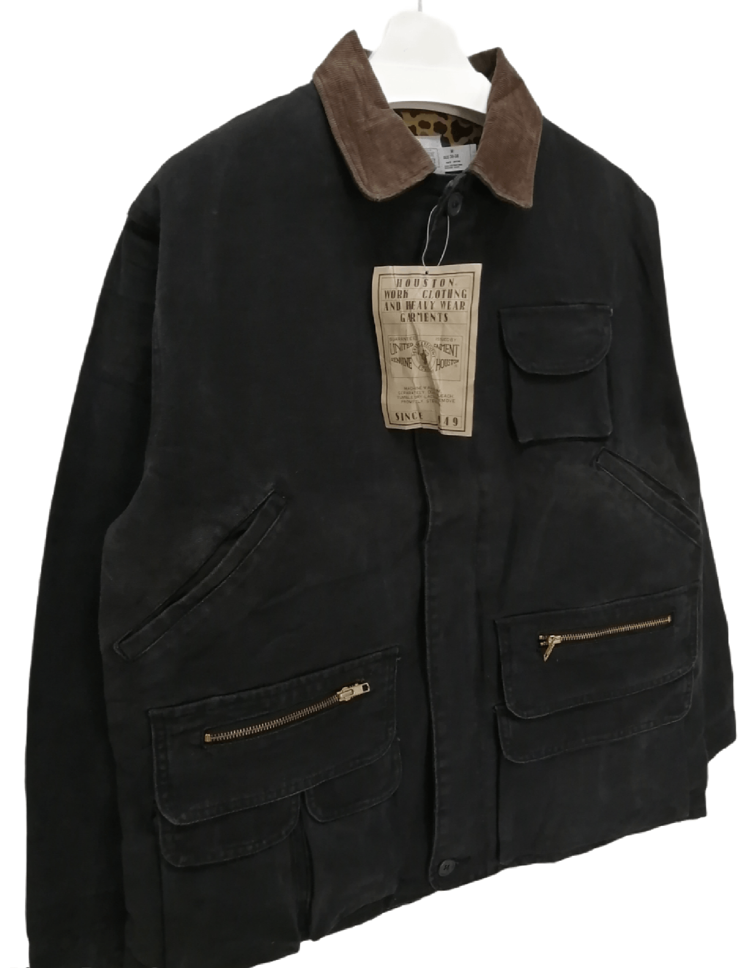 Japanese Brand HOUSTON Oversized Faded Design Worker Jacket Size US M / EU 48-50 / 2 - 15 Thumbnail