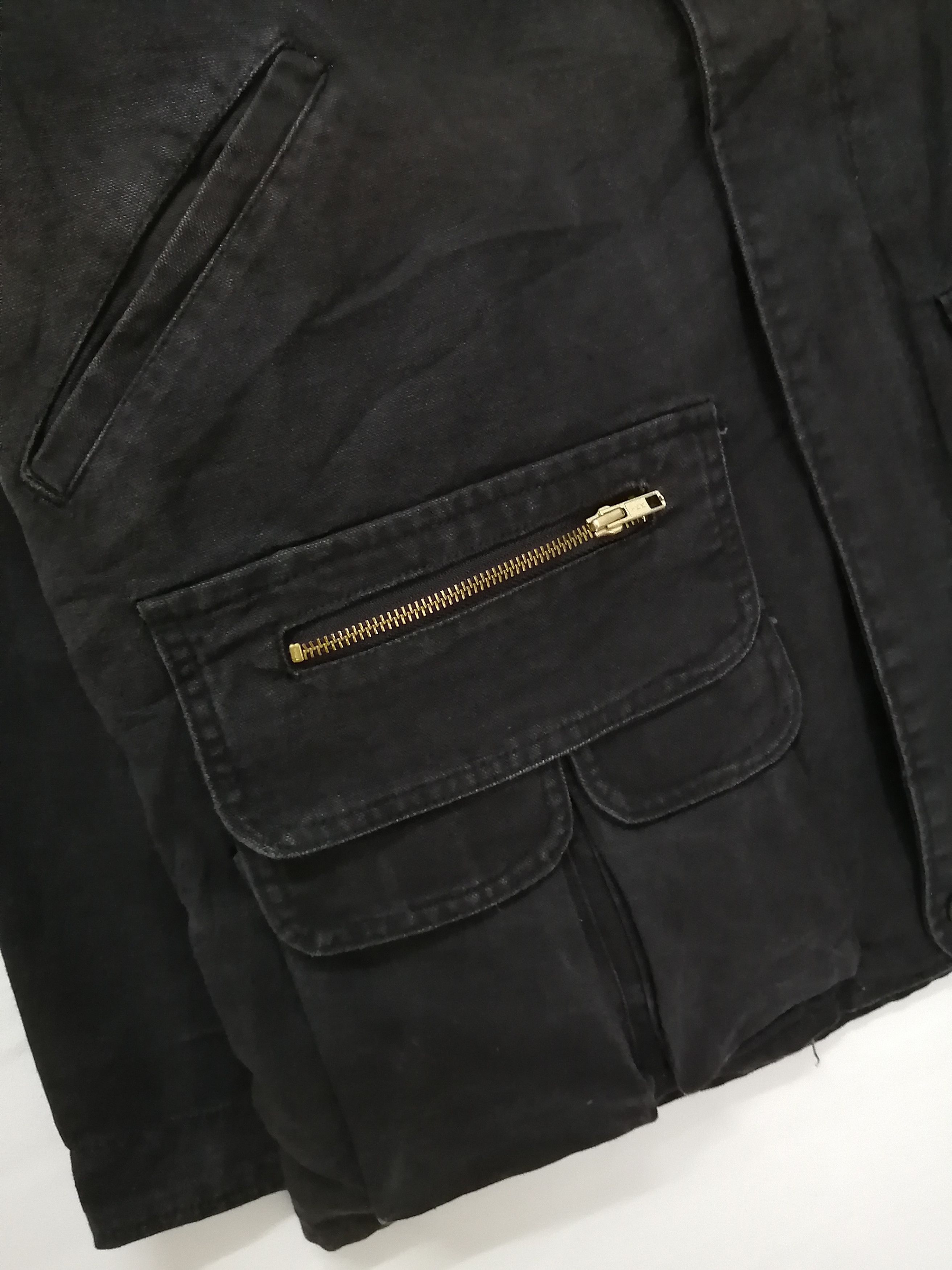 Japanese Brand HOUSTON Oversized Faded Design Worker Jacket Size US M / EU 48-50 / 2 - 10 Thumbnail