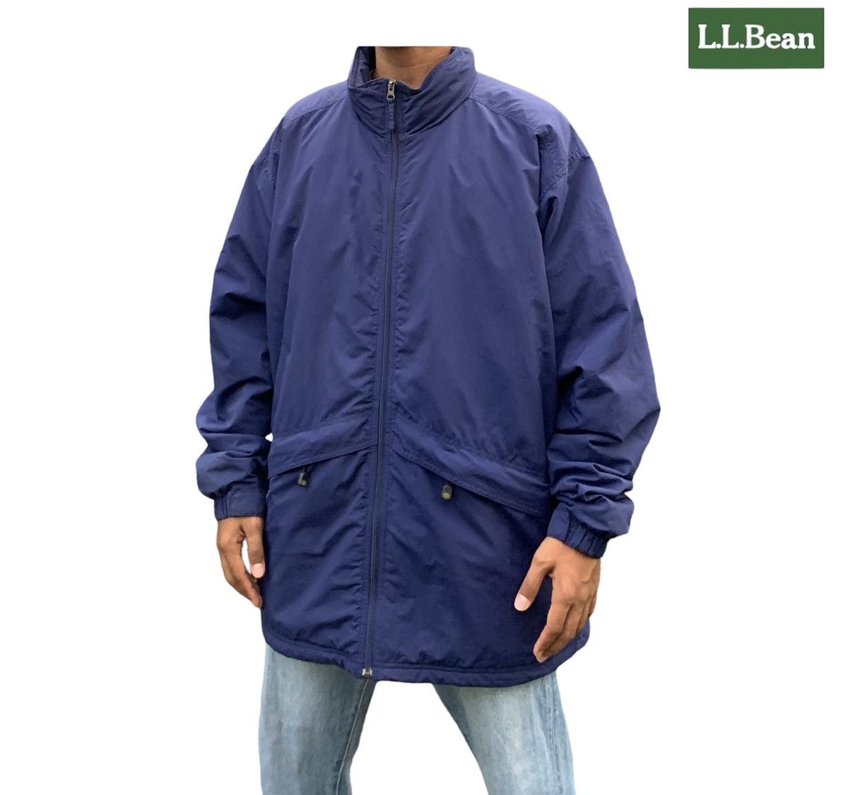 L.L. Bean 👹Vintage Oversized LL.Bean Storm-Cloud 100% Nylon Jacket Size US XXL / EU 58 / 5 - 3 Thumbnail
