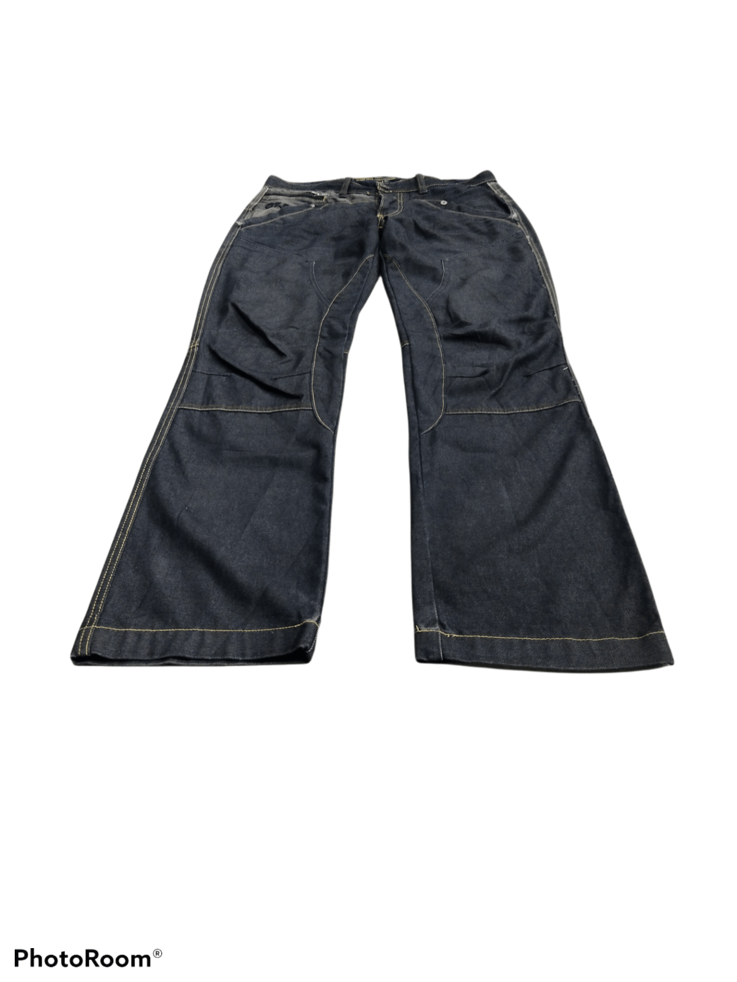 Japanese Brand OSAKA TIGER DOUBLE KNEE JAPANESE BRAND DENIM PANTS Size US 32 / EU 48 - 3 Thumbnail