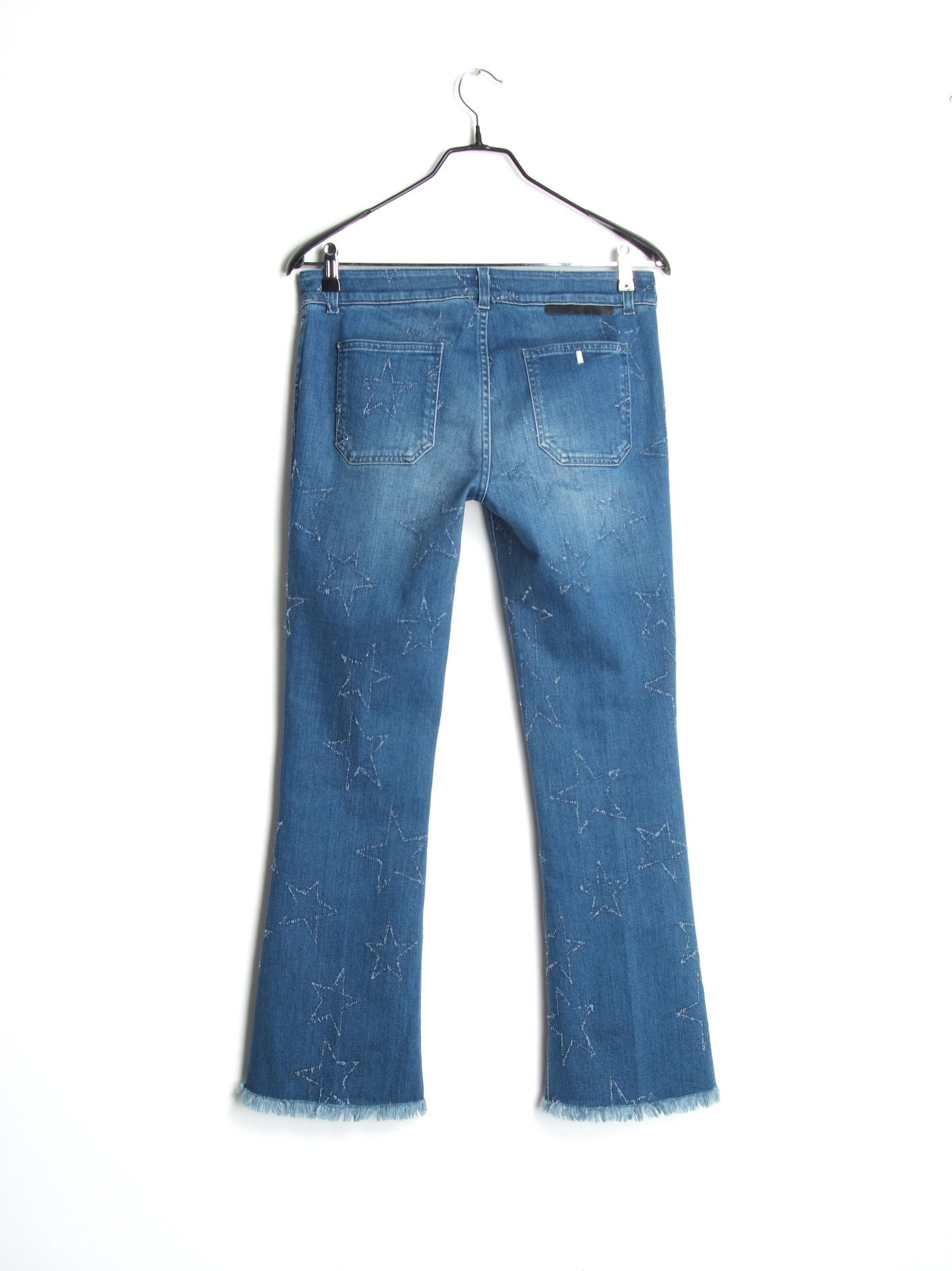 Stella McCartney STELLA MCCARTNEY Star patch flare jeans Size 29" - 3 Thumbnail