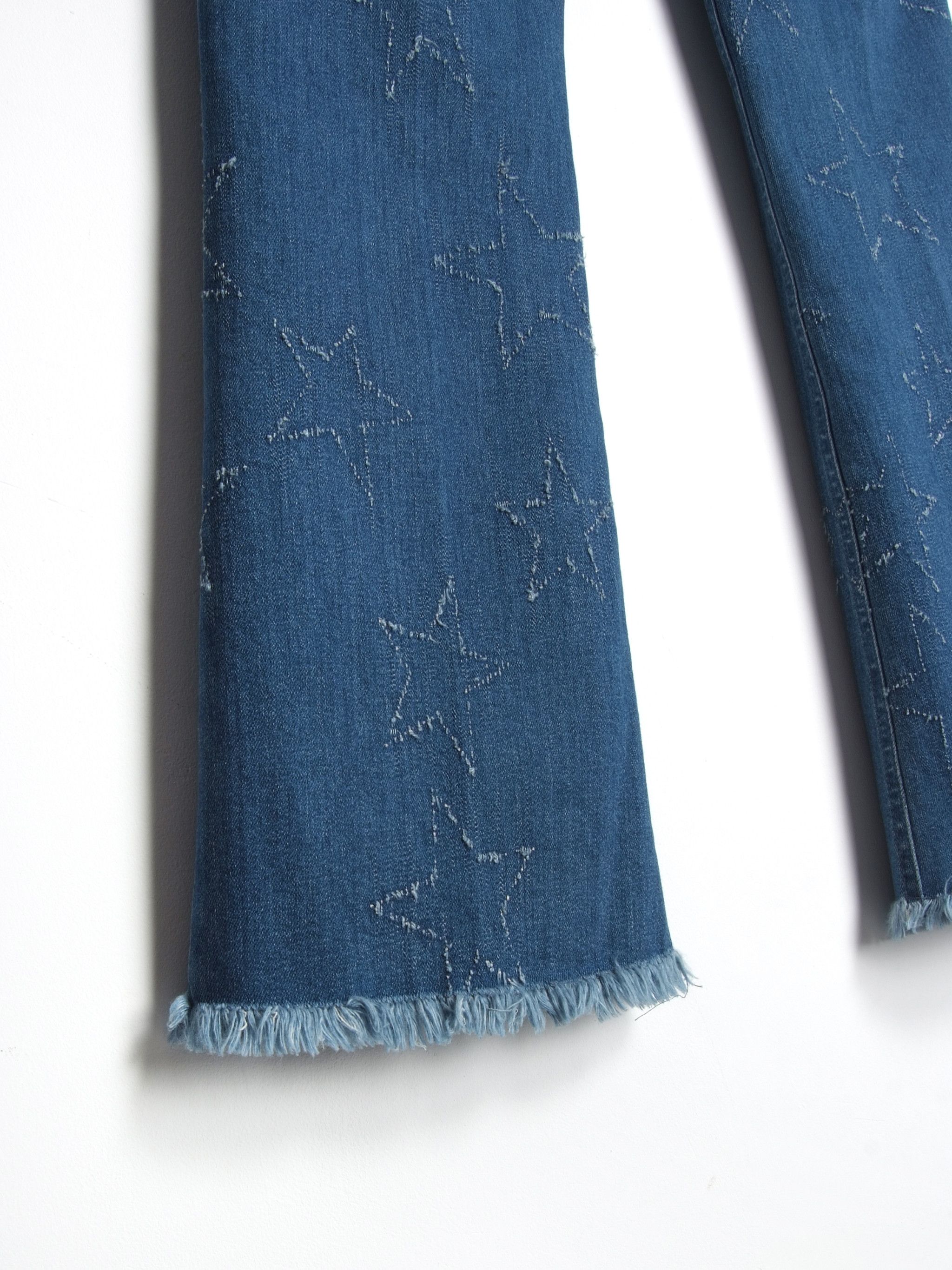 Stella McCartney STELLA MCCARTNEY Star patch flare jeans Size 29" - 5 Thumbnail