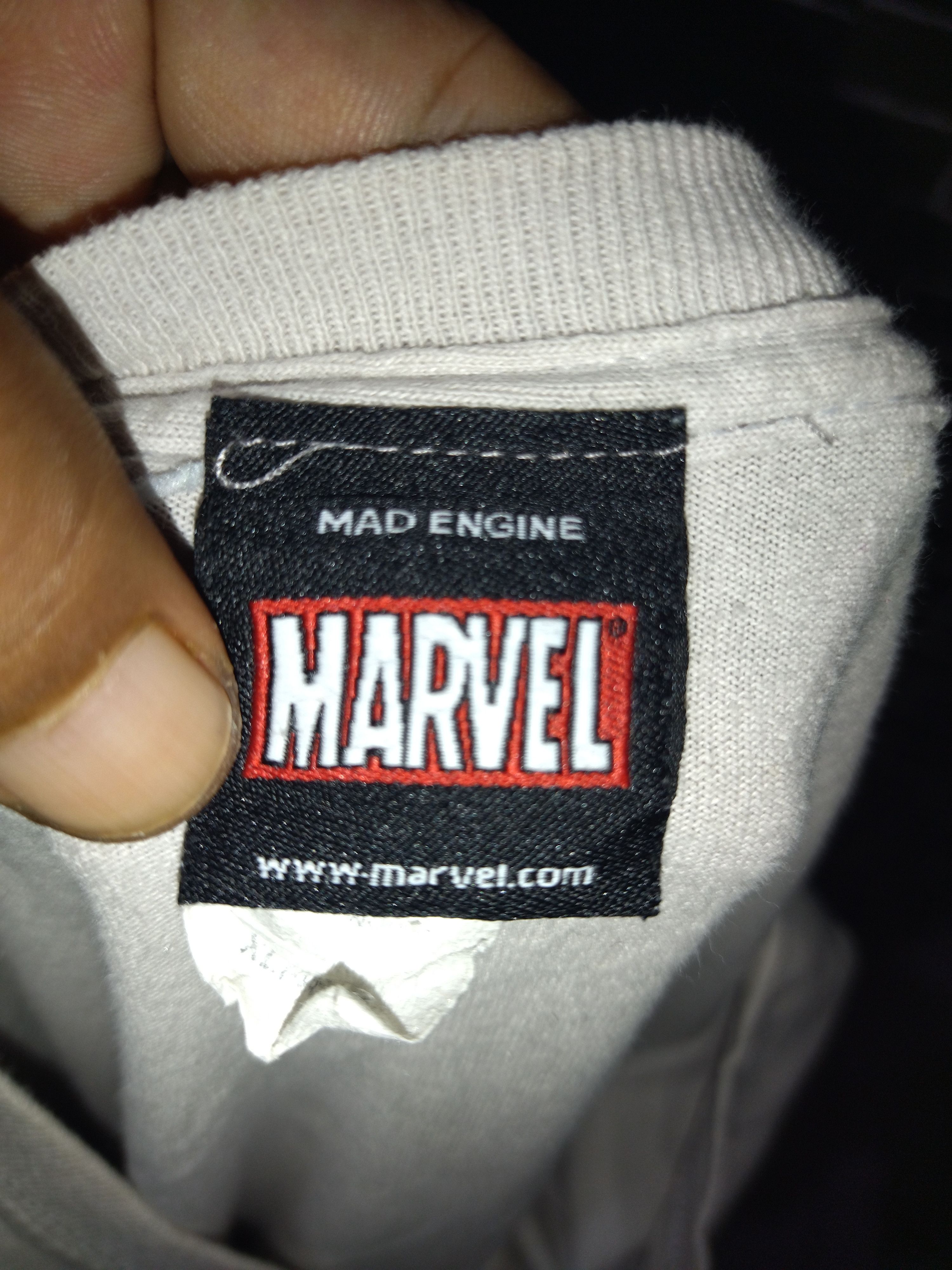 Marvel Comics × Vintage Marvel Superheroes Mad Engine Tshirt Size US L / EU 52-54 / 3 - 6 Thumbnail