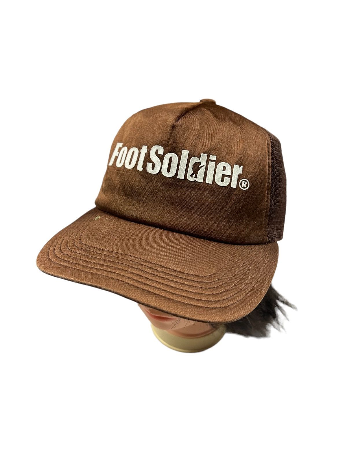 Bape Vintage 90s Foot Soldier Mesh Cap Size ONE SIZE - 10 Thumbnail