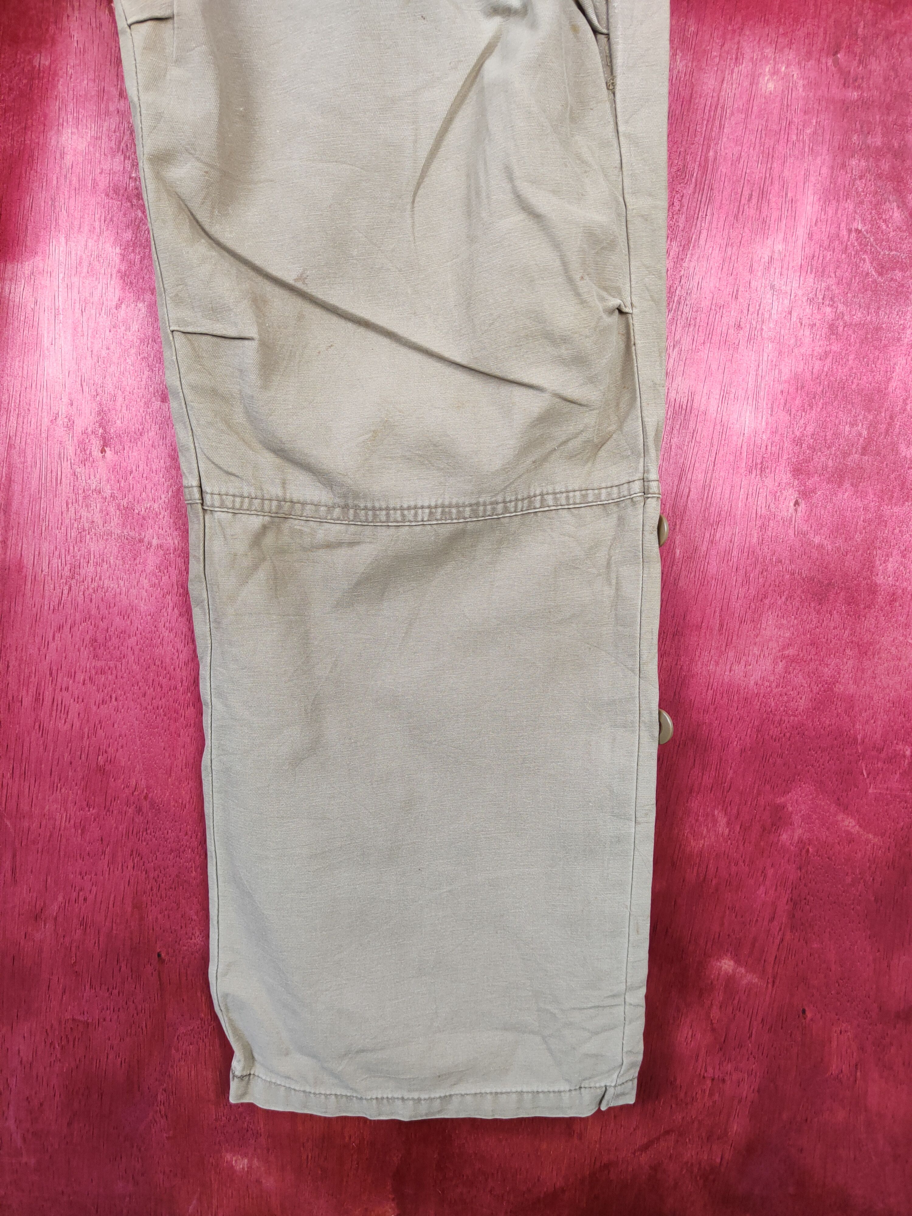 If Six Was Nine DL Japan double waist Brown Multi Pocket Cargo Pants #5300 Size US 32 / EU 48 - 6 Thumbnail