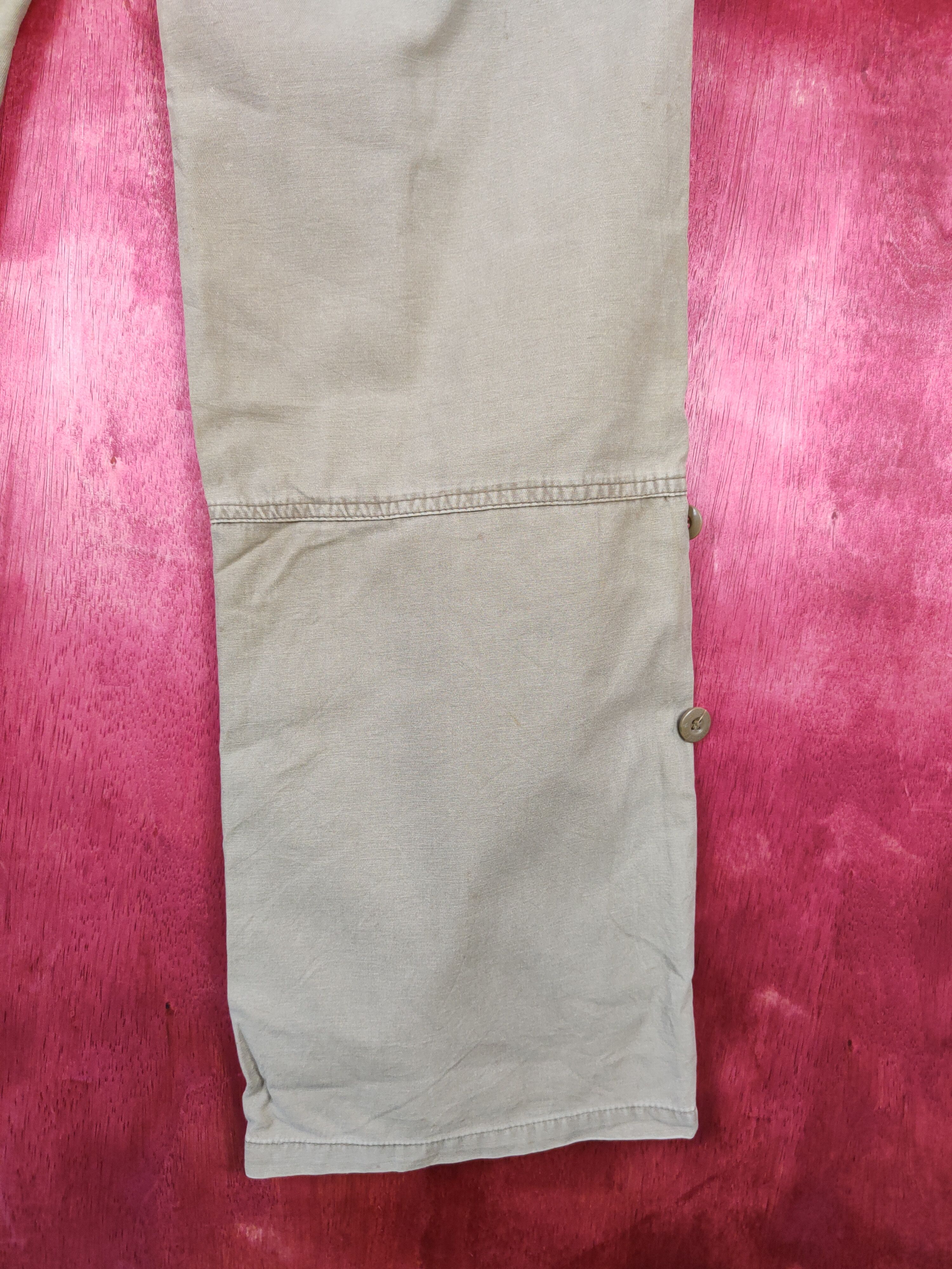 If Six Was Nine DL Japan double waist Brown Multi Pocket Cargo Pants #5300 Size US 32 / EU 48 - 10 Thumbnail