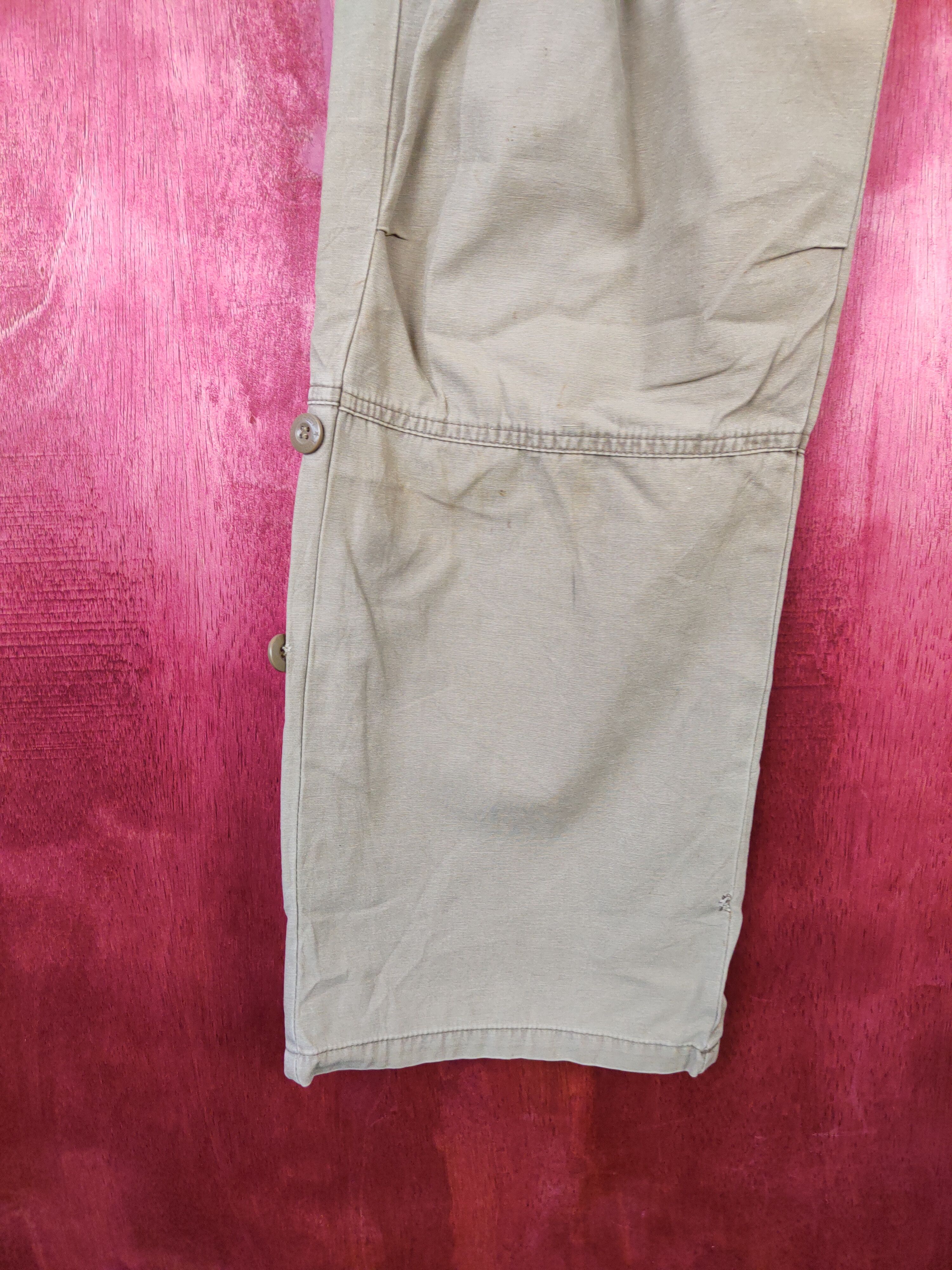 If Six Was Nine DL Japan double waist Brown Multi Pocket Cargo Pants #5300 Size US 32 / EU 48 - 4 Thumbnail