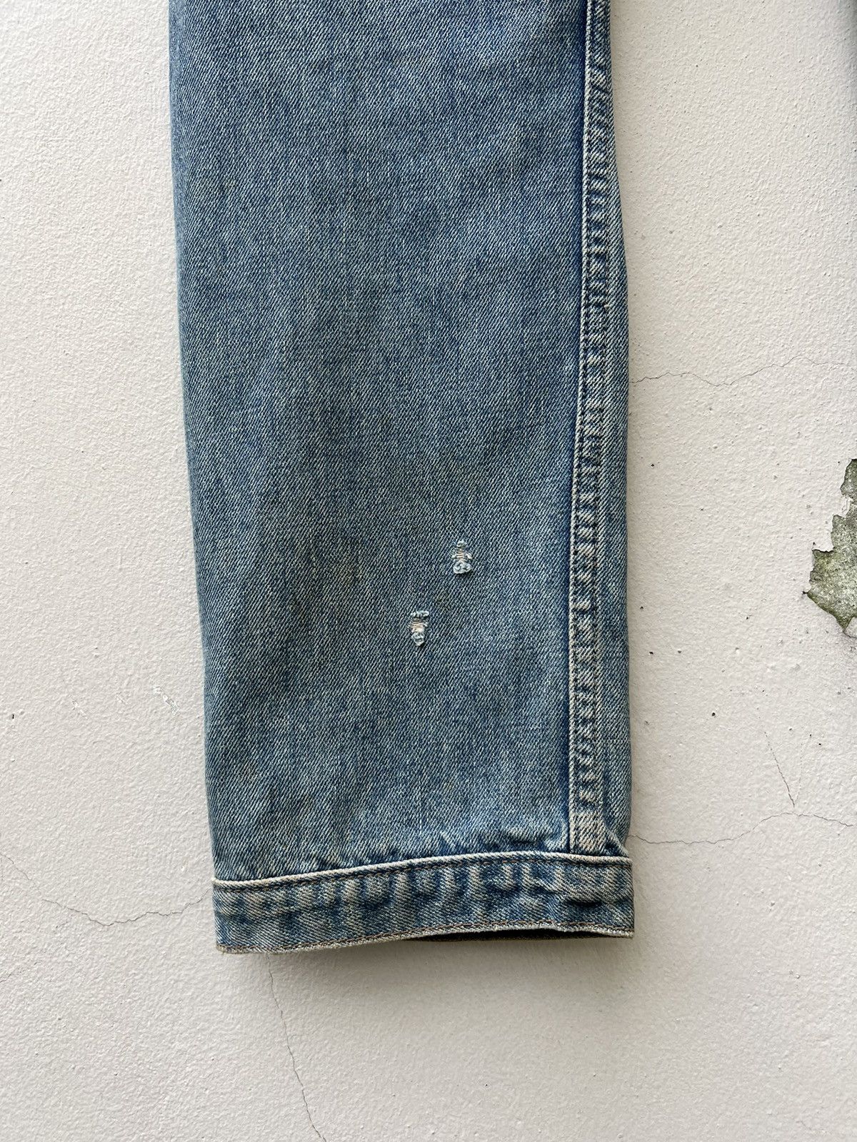 Vintage RNA Slang From Chaos Distressed Zippers Cargo Denim Size US 31 - 19 Thumbnail