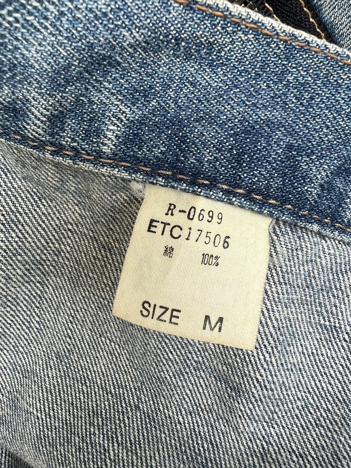 Vintage RNA Slang From Chaos Distressed Zippers Cargo Denim Size US 31 - 24 Thumbnail