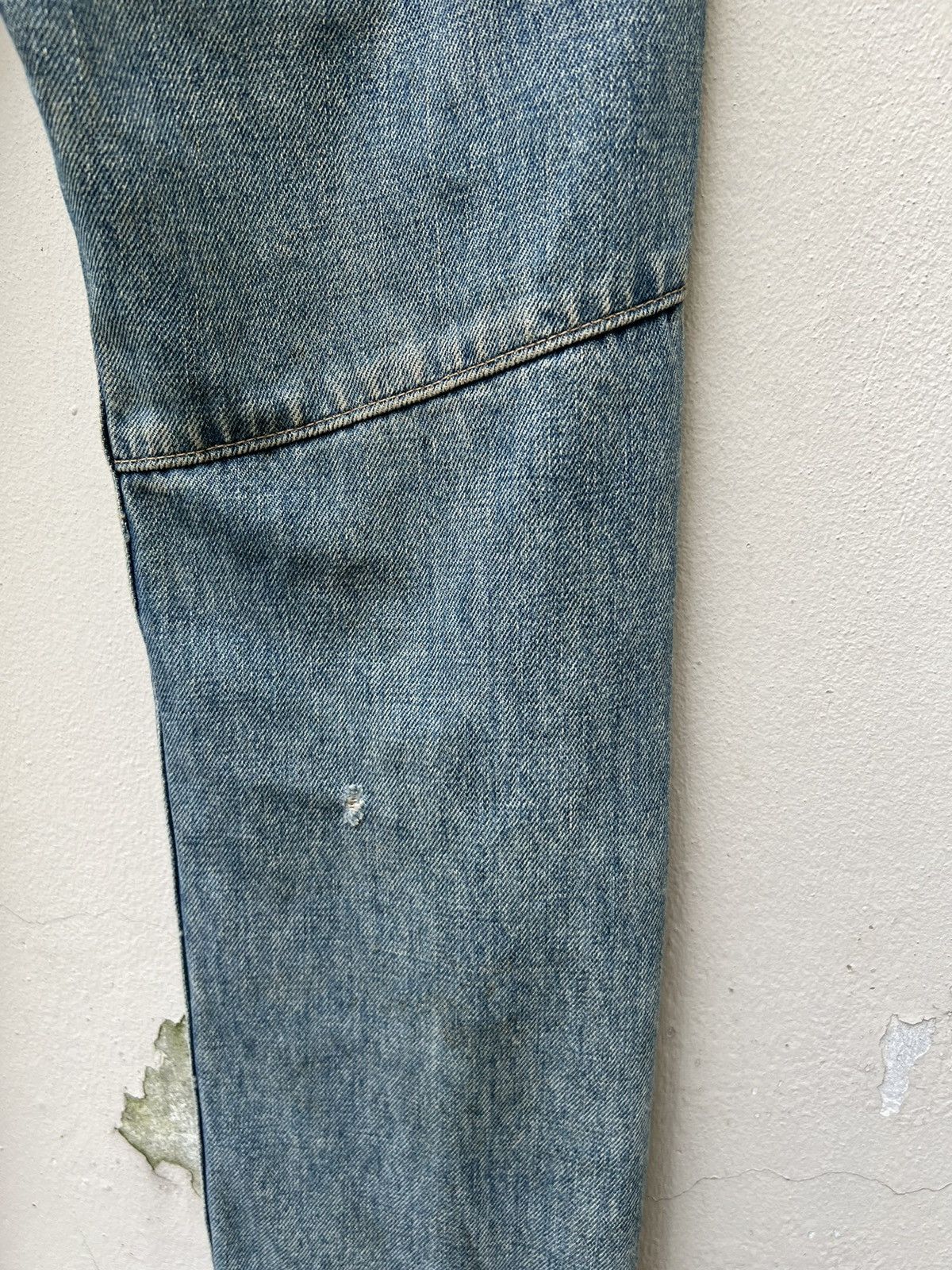 Vintage RNA Slang From Chaos Distressed Zippers Cargo Denim Size US 31 - 22 Thumbnail