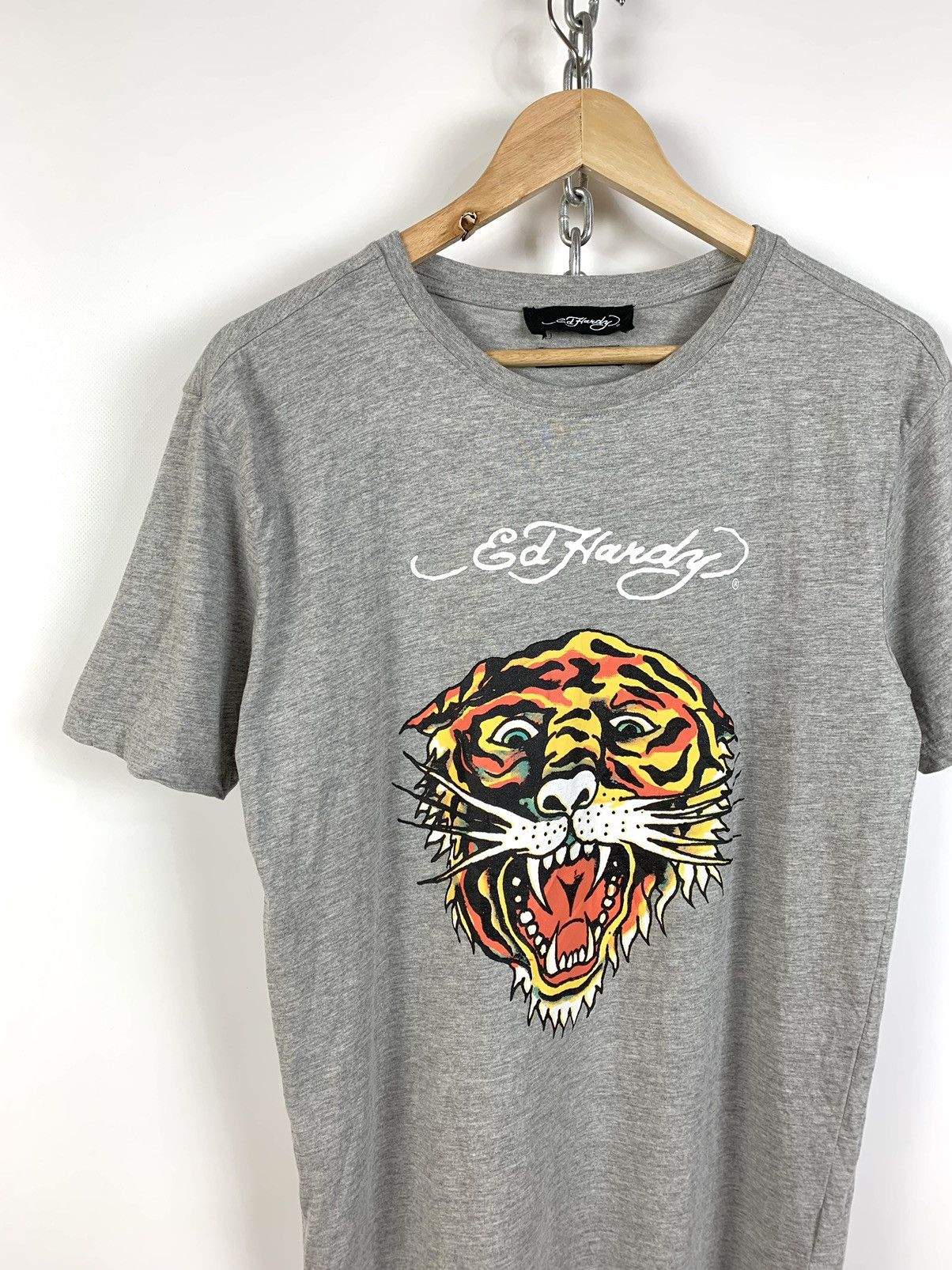 Christian Audigier Ed Hardy Big Logo Tiger T-Shirt Size US M / EU 48-50 / 2 - 3 Thumbnail