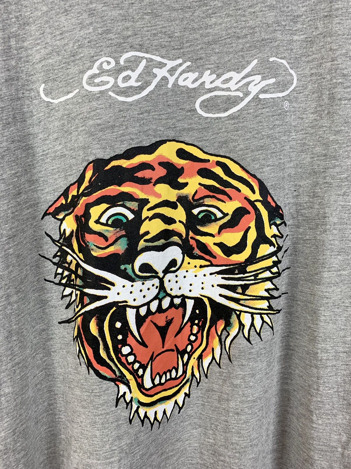 Christian Audigier Ed Hardy Big Logo Tiger T-Shirt Size US M / EU 48-50 / 2 - 4 Thumbnail