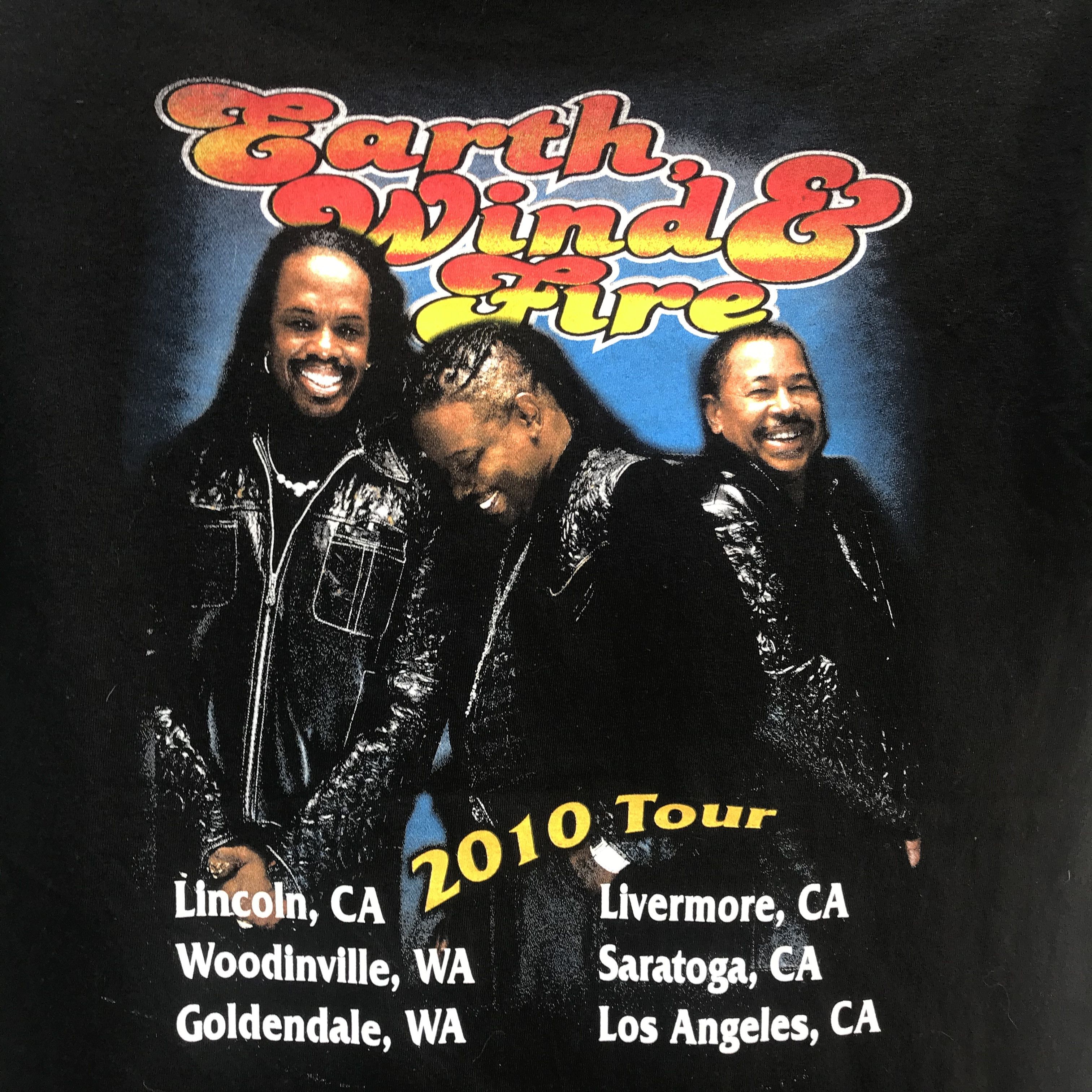 Band Tees × Rap Tees × Vintage Vintage Y2K earth wind fire Promo Tour Tee Size US L / EU 52-54 / 3 - 2 Thumbnail