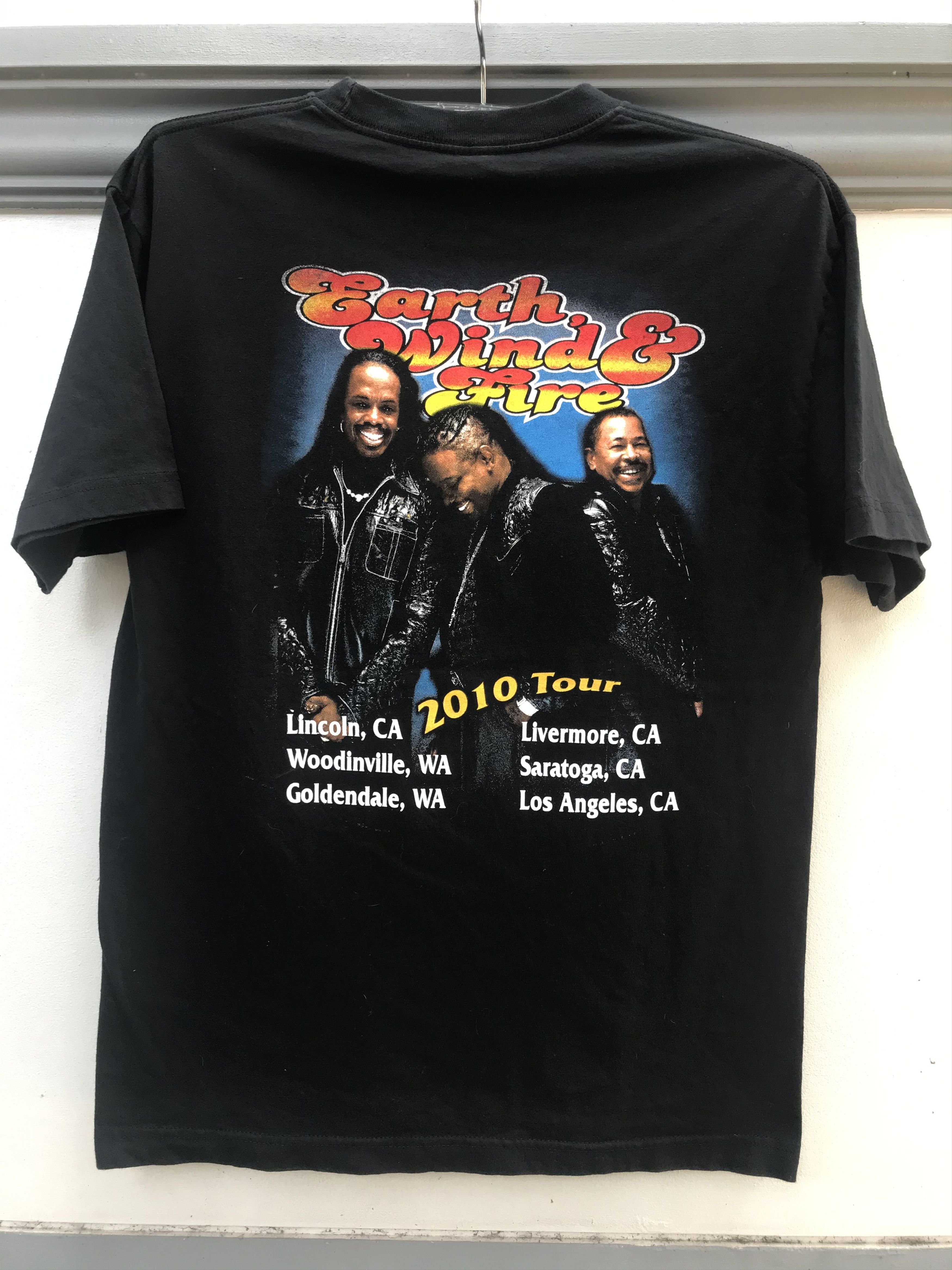 Band Tees × Rap Tees × Vintage Vintage Y2K earth wind fire Promo Tour Tee Size US L / EU 52-54 / 3 - 1 Thumbnail