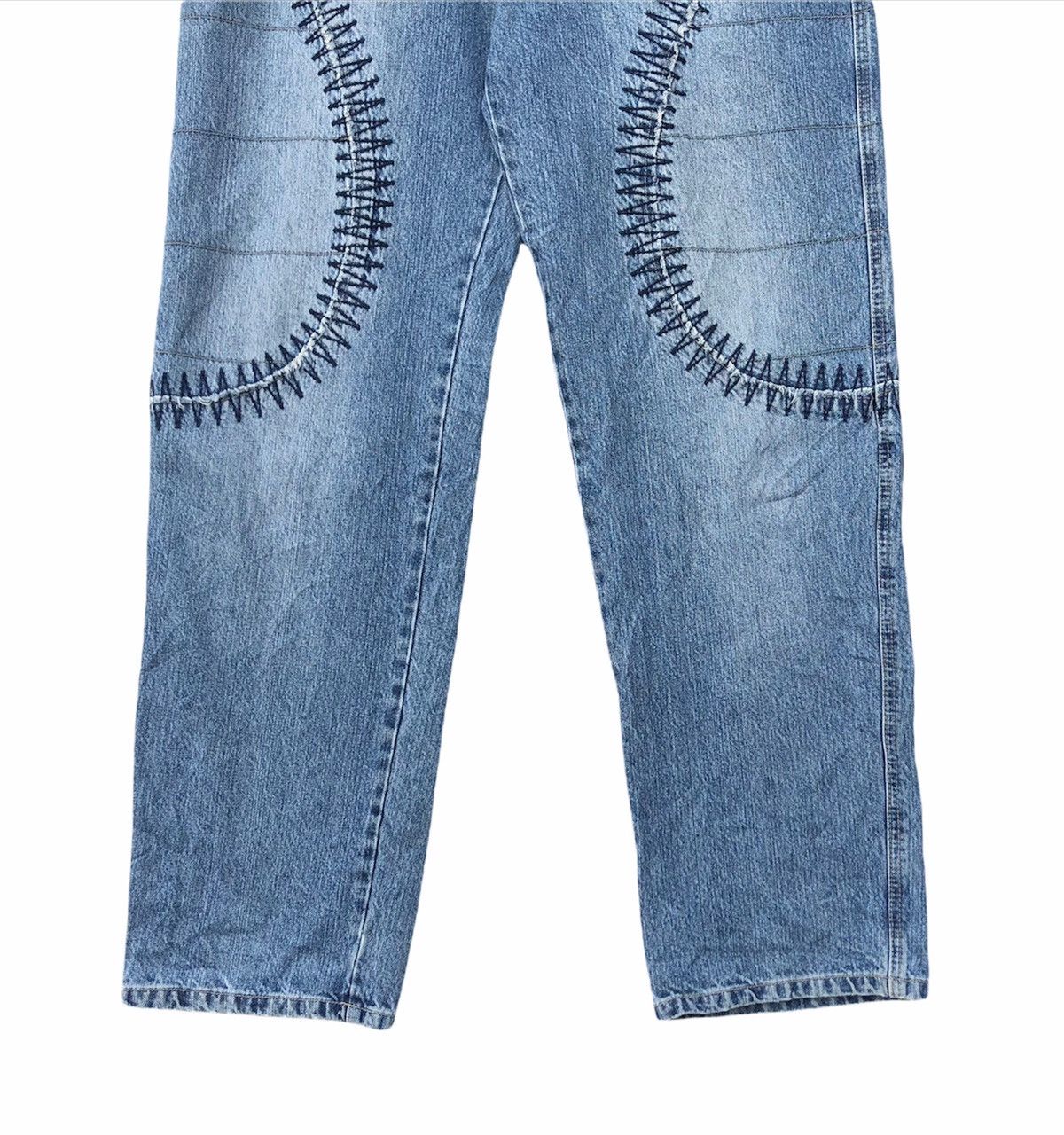 Genetic Manipulation Shinichiro Kuriya 🔥Japanese Genetic Genes Hip Hop Baggy Jeans Size US 36 / EU 52 - 3 Thumbnail