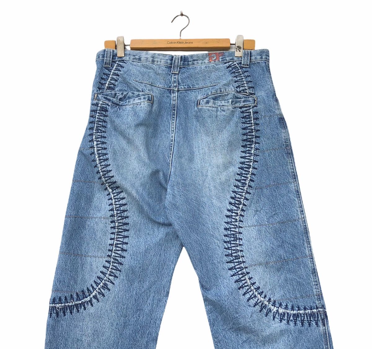 Genetic Manipulation Shinichiro Kuriya 🔥Japanese Genetic Genes Hip Hop Baggy Jeans Size US 36 / EU 52 - 5 Thumbnail