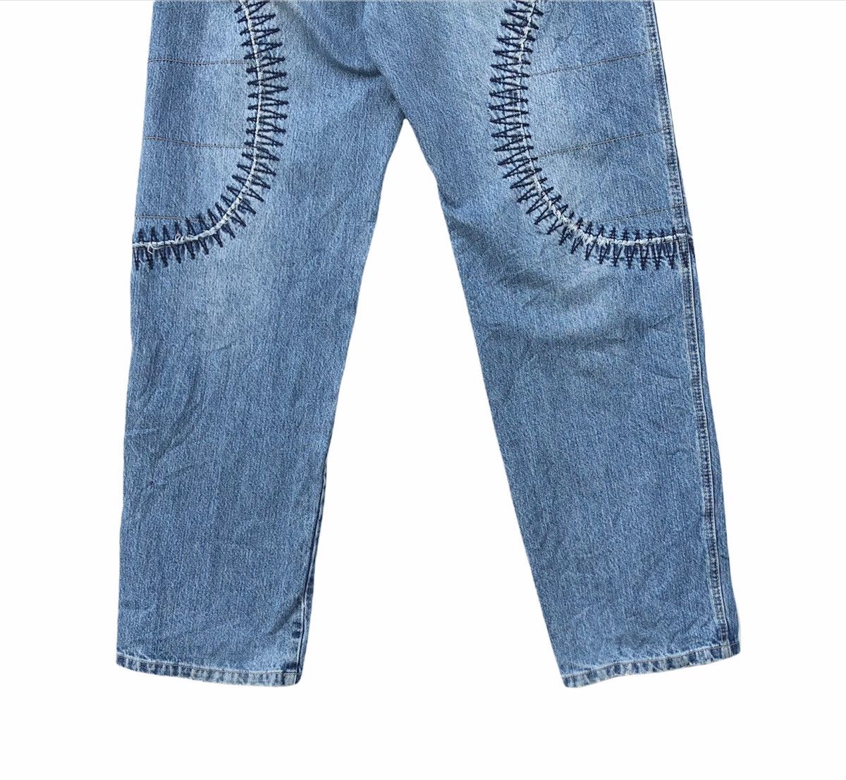 Genetic Manipulation Shinichiro Kuriya 🔥Japanese Genetic Genes Hip Hop Baggy Jeans Size US 36 / EU 52 - 6 Thumbnail