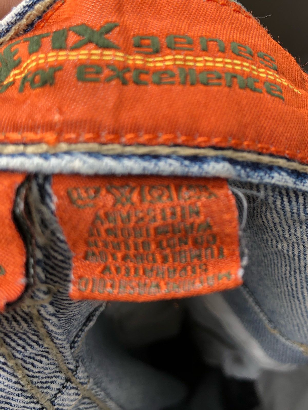 Genetic Manipulation Shinichiro Kuriya 🔥Japanese Genetic Genes Hip Hop Baggy Jeans Size US 36 / EU 52 - 8 Thumbnail