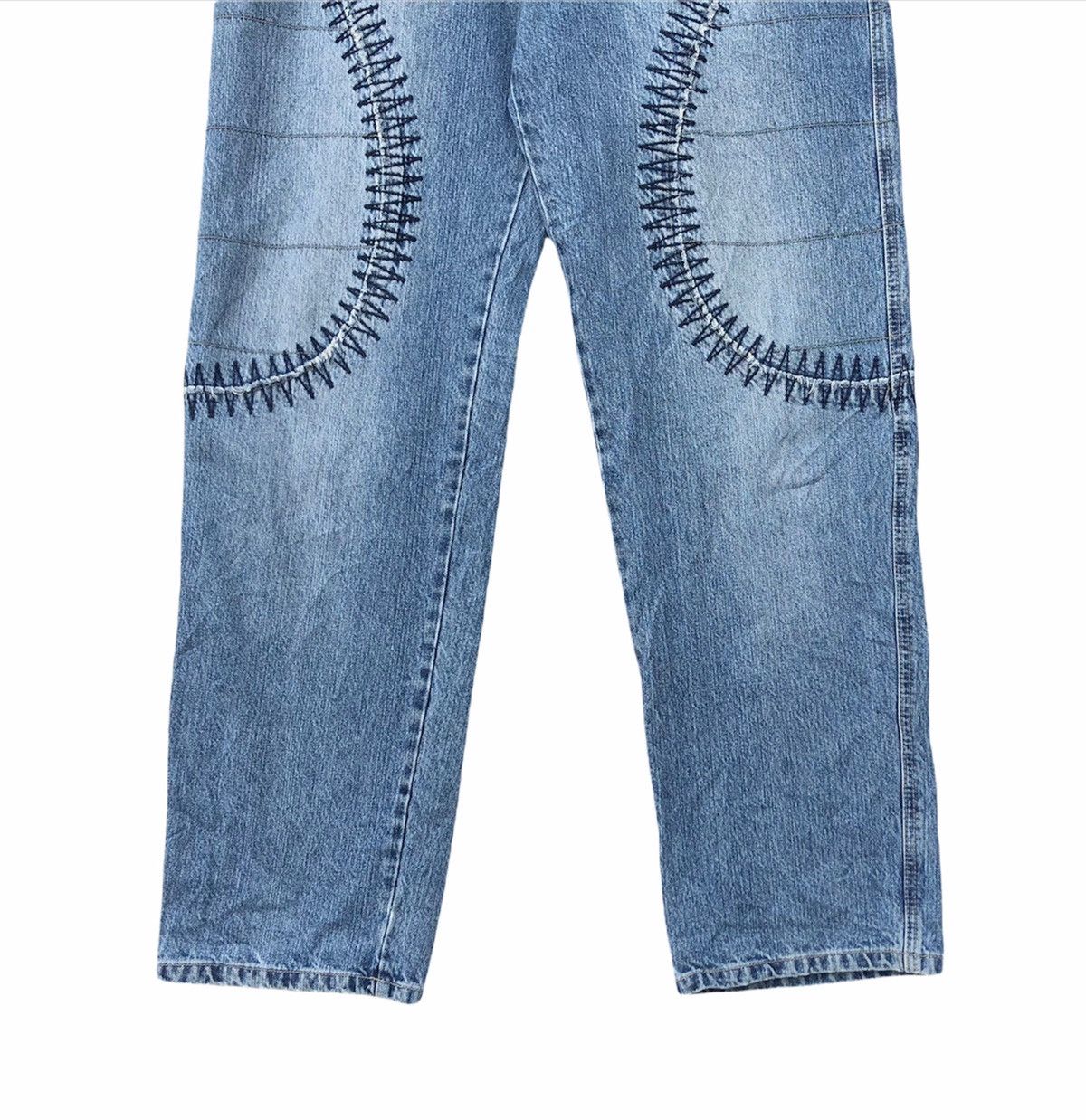 Genetic Manipulation Shinichiro Kuriya 🔥Japanese Genetic Genes Hip Hop Baggy Jeans Size US 36 / EU 52 - 7 Thumbnail