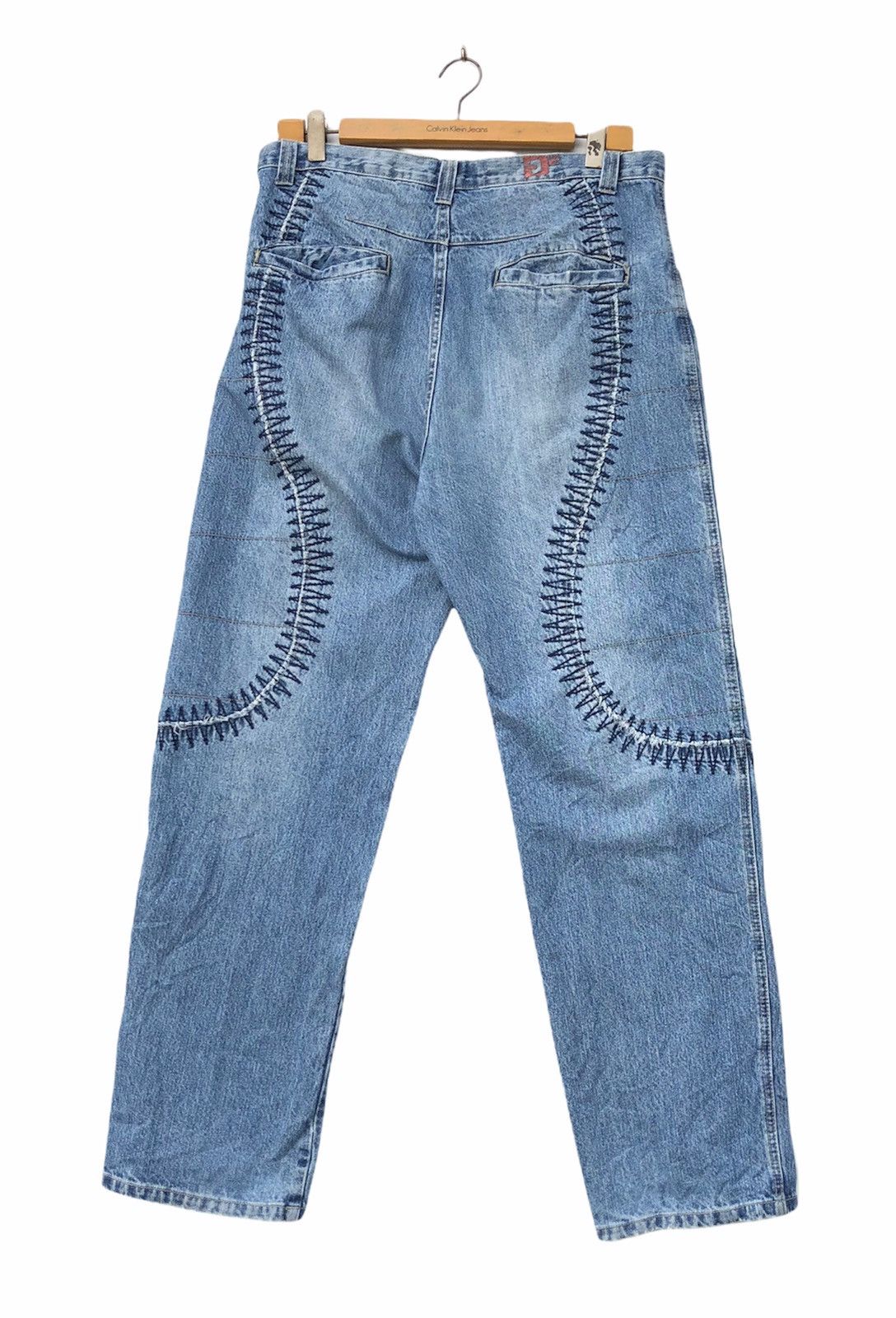 Genetic Manipulation Shinichiro Kuriya 🔥Japanese Genetic Genes Hip Hop Baggy Jeans Size US 36 / EU 52 - 4 Thumbnail
