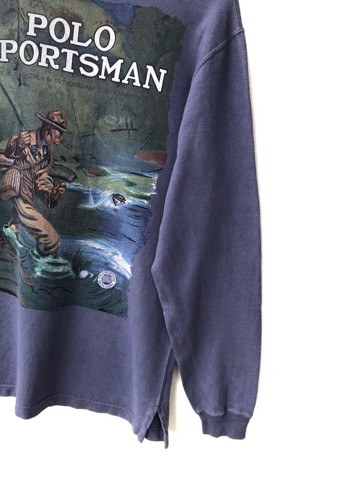 Polo Ralph Lauren Polo Ralph Lauren Sweater Polo Sportsman Overprinted (faded) Size US M / EU 48-50 / 2 - 8 Thumbnail