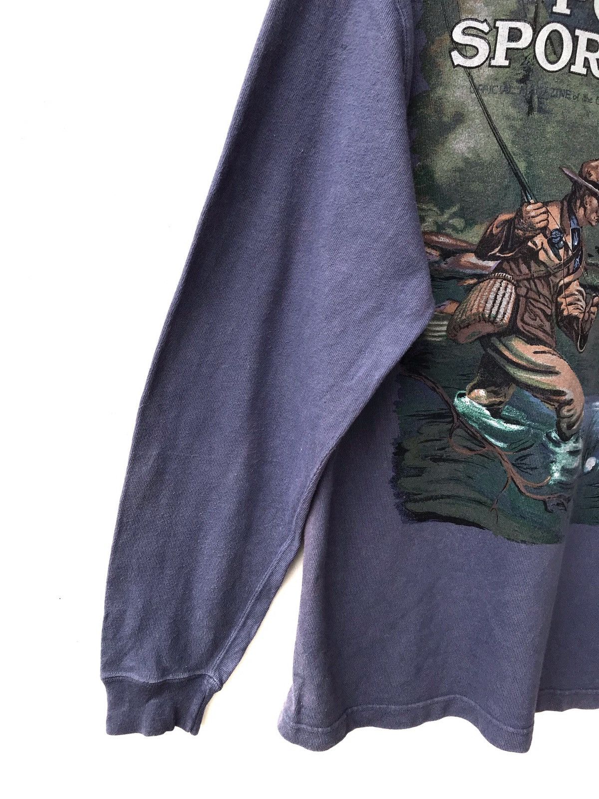 Polo Ralph Lauren Polo Ralph Lauren Sweater Polo Sportsman Overprinted (faded) Size US M / EU 48-50 / 2 - 9 Thumbnail