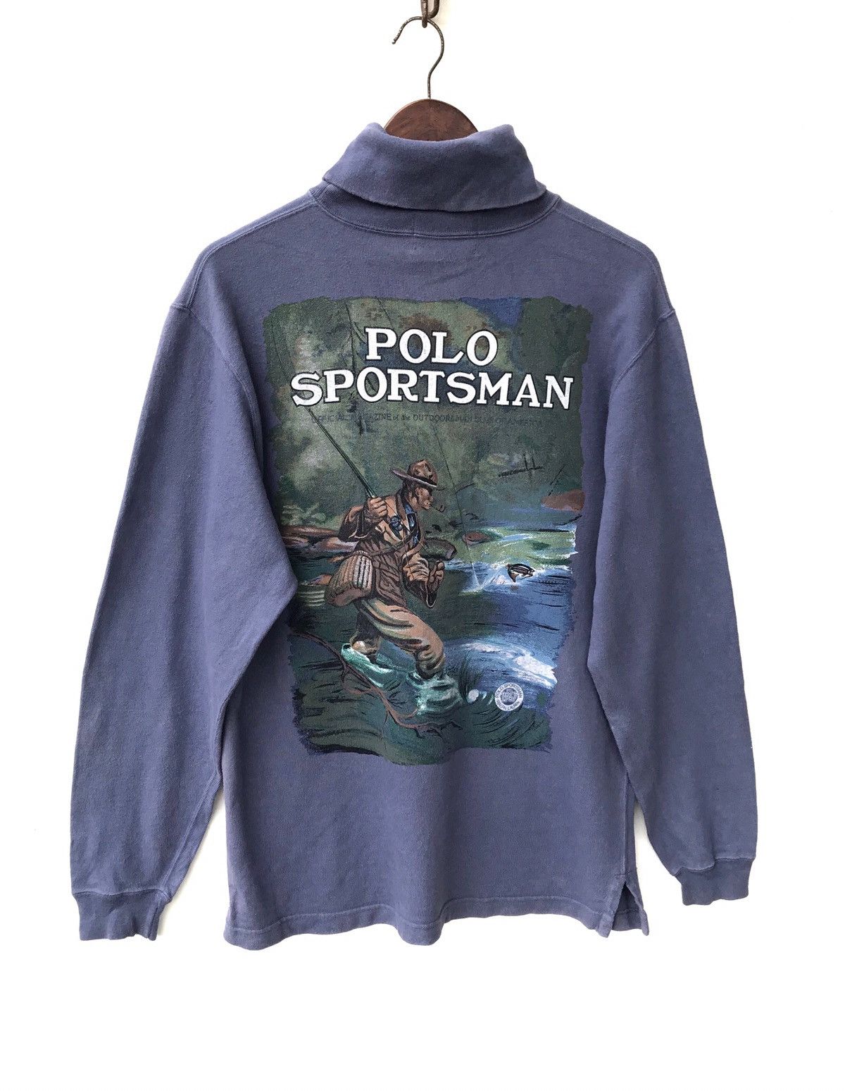 Polo Ralph Lauren Polo Ralph Lauren Sweater Polo Sportsman Overprinted (faded) Size US M / EU 48-50 / 2 - 1 Thumbnail