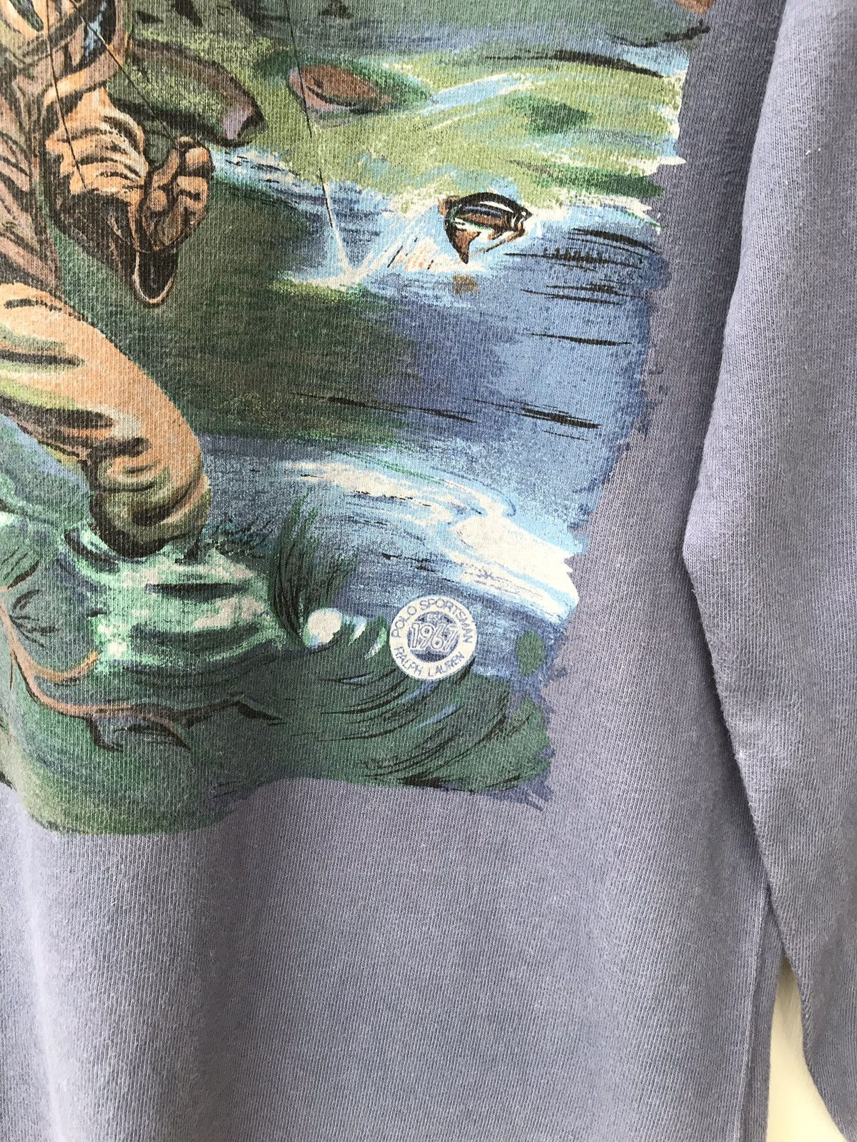 Polo Ralph Lauren Polo Ralph Lauren Sweater Polo Sportsman Overprinted (faded) Size US M / EU 48-50 / 2 - 10 Thumbnail