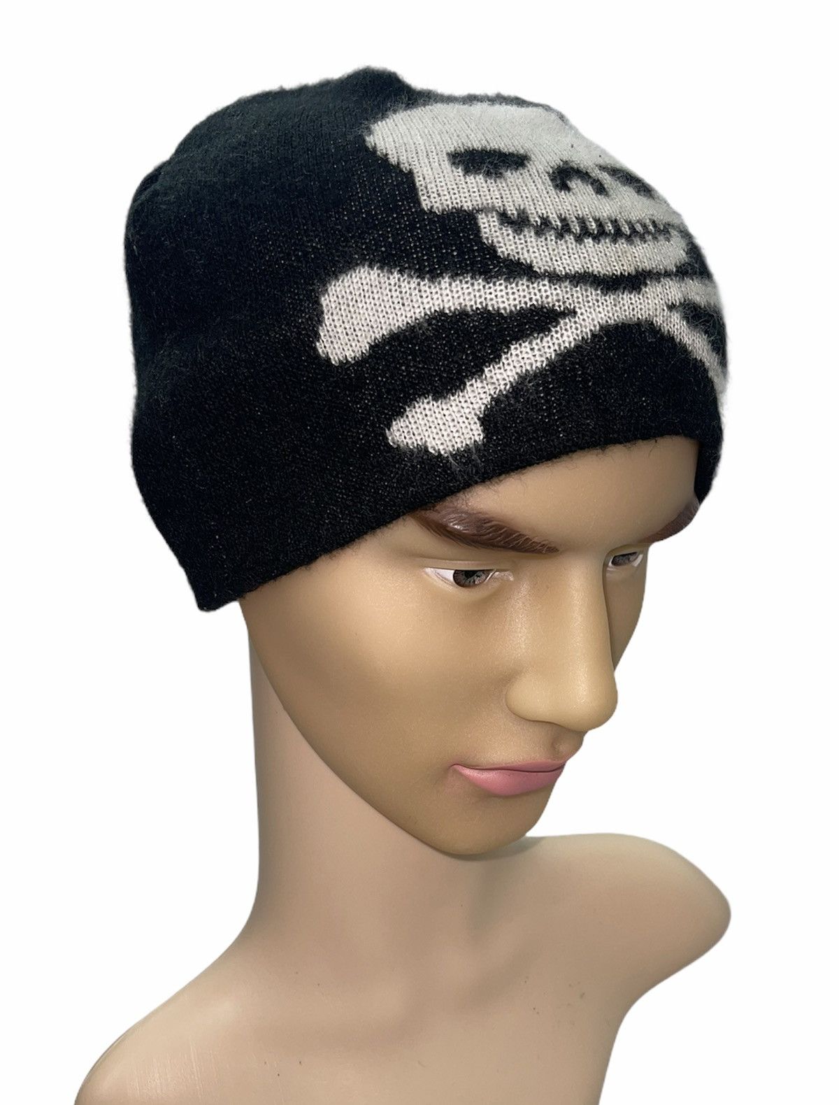 Japanese Brand SKULLS SKATES SKELETON BLACK BEANIE Size ONE SIZE - 4 Thumbnail